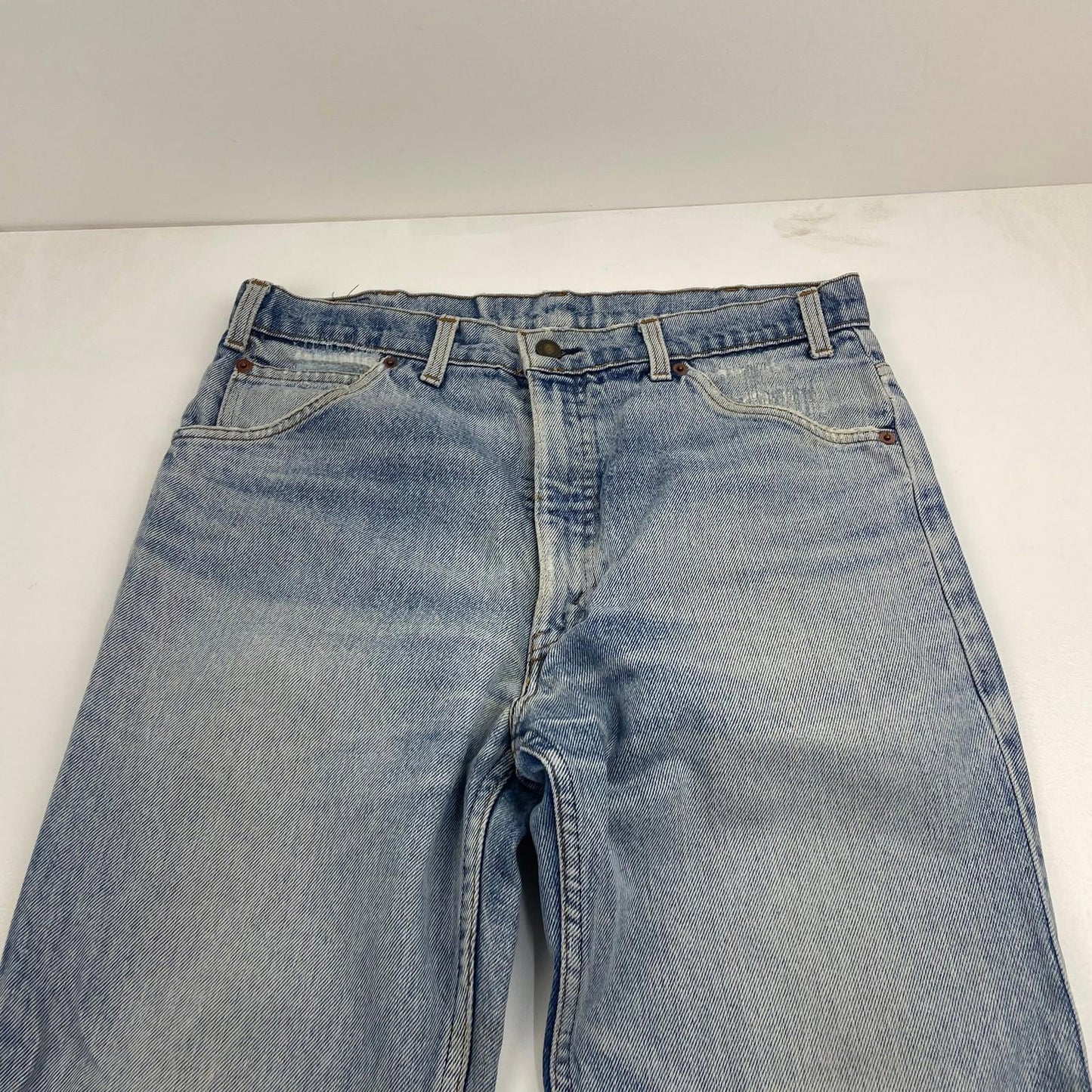 Levi's Vintage Jeans Straight Stone Wash Blue Relaxed Mens W32 L28