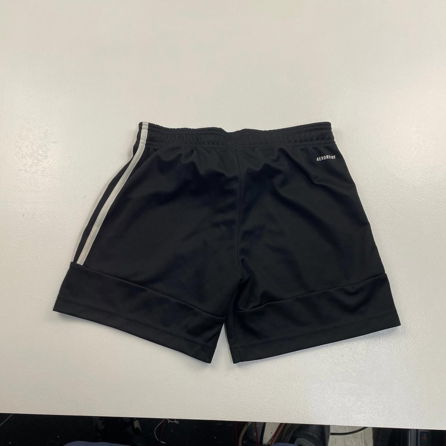 ADIDAS AEROREADY Shorts Athletic Drawstring Black Mens XS