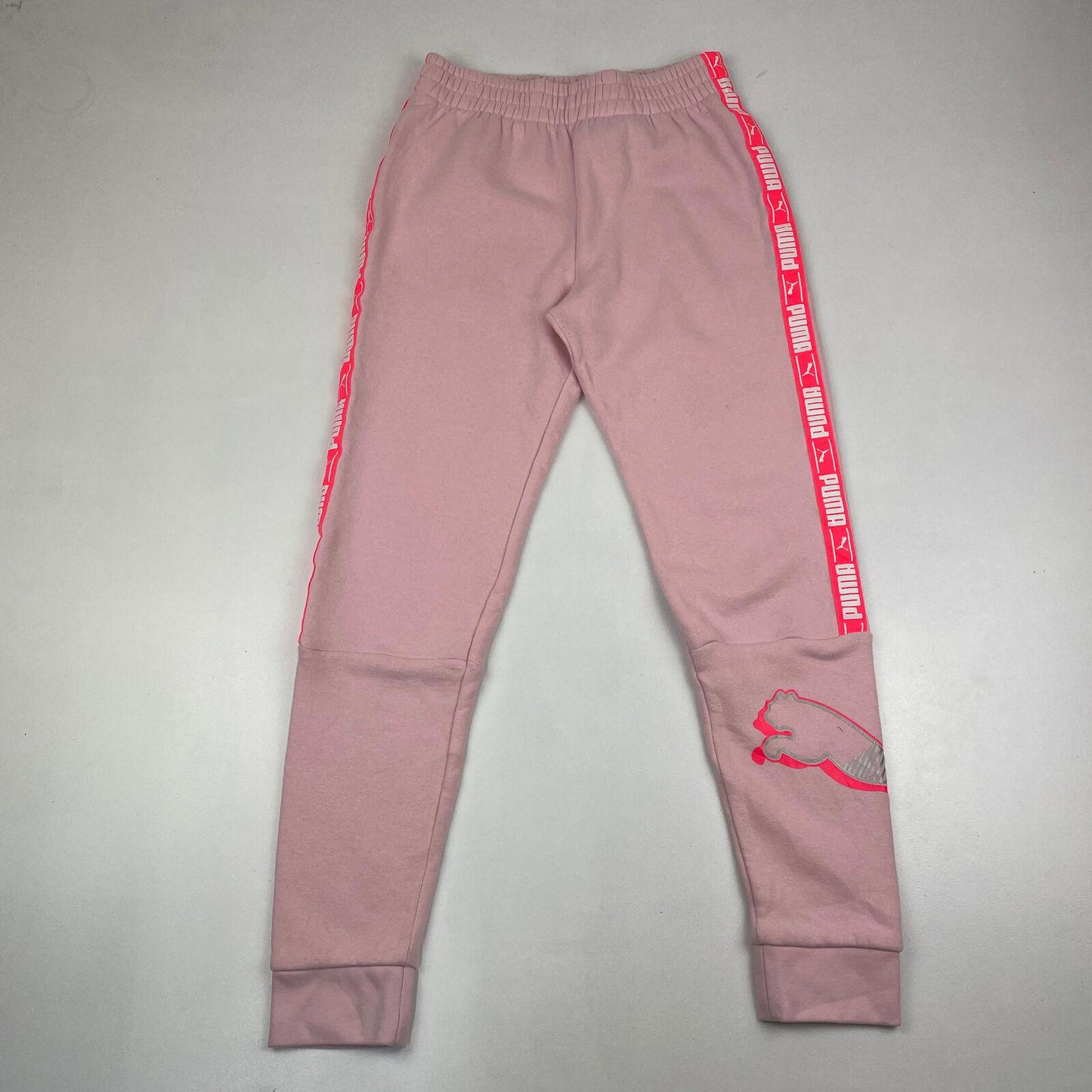 PUMA Girls Joggers Pink , Jogging Bottoms , Youth Size XL (16)