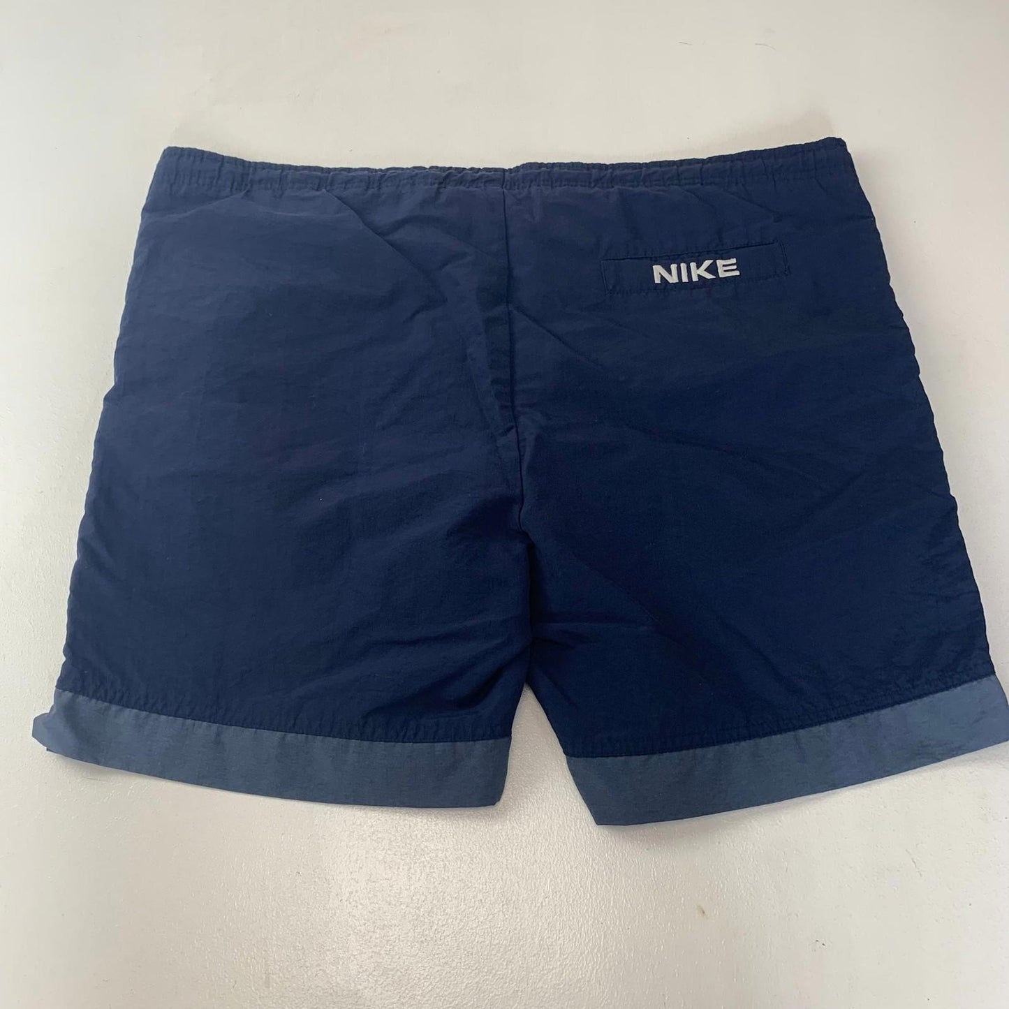 Nike Swim Shorts Mesh Lining Elastic Waist Blue Drawstring Mens XL