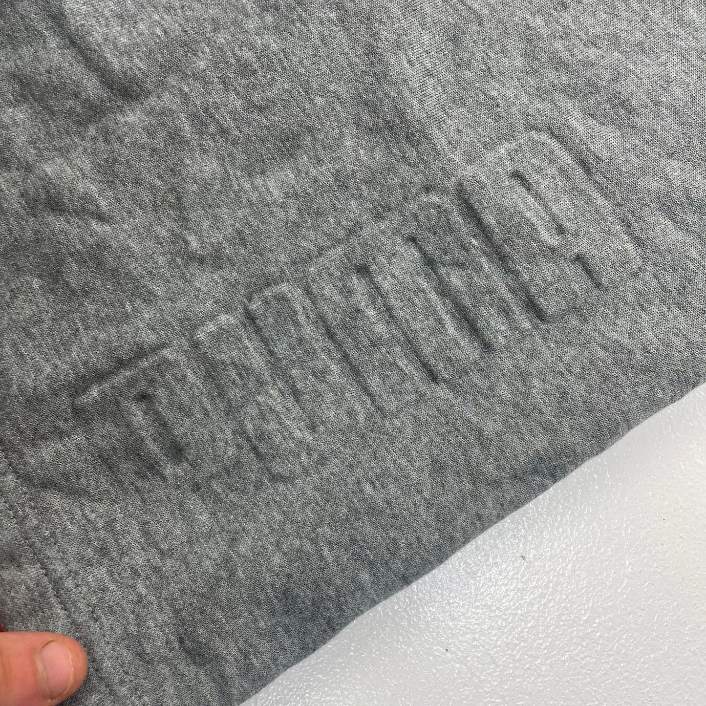Puma Sweat Shorts Drawstring Casual Grey Mens Medium