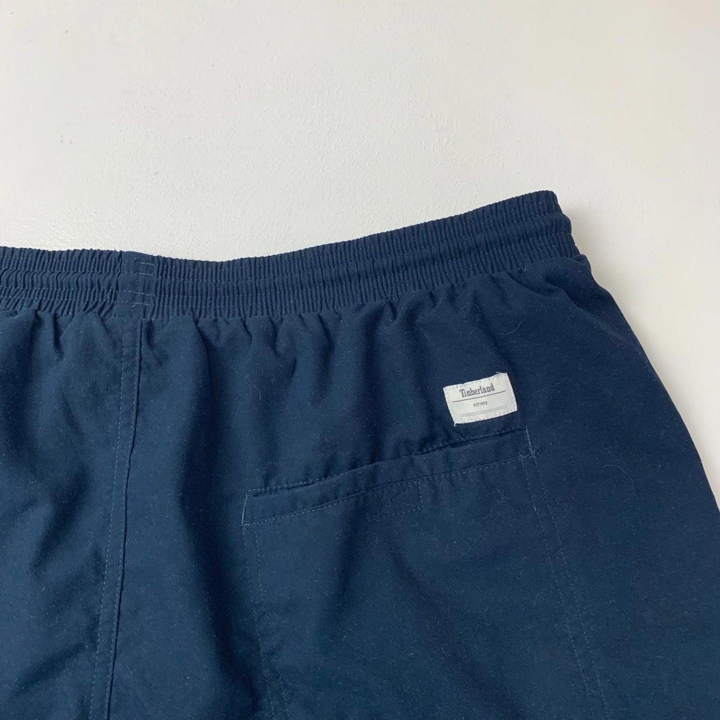 TIMBERLAND Swim Shorts Elastic Waist Navy Mens Size 38