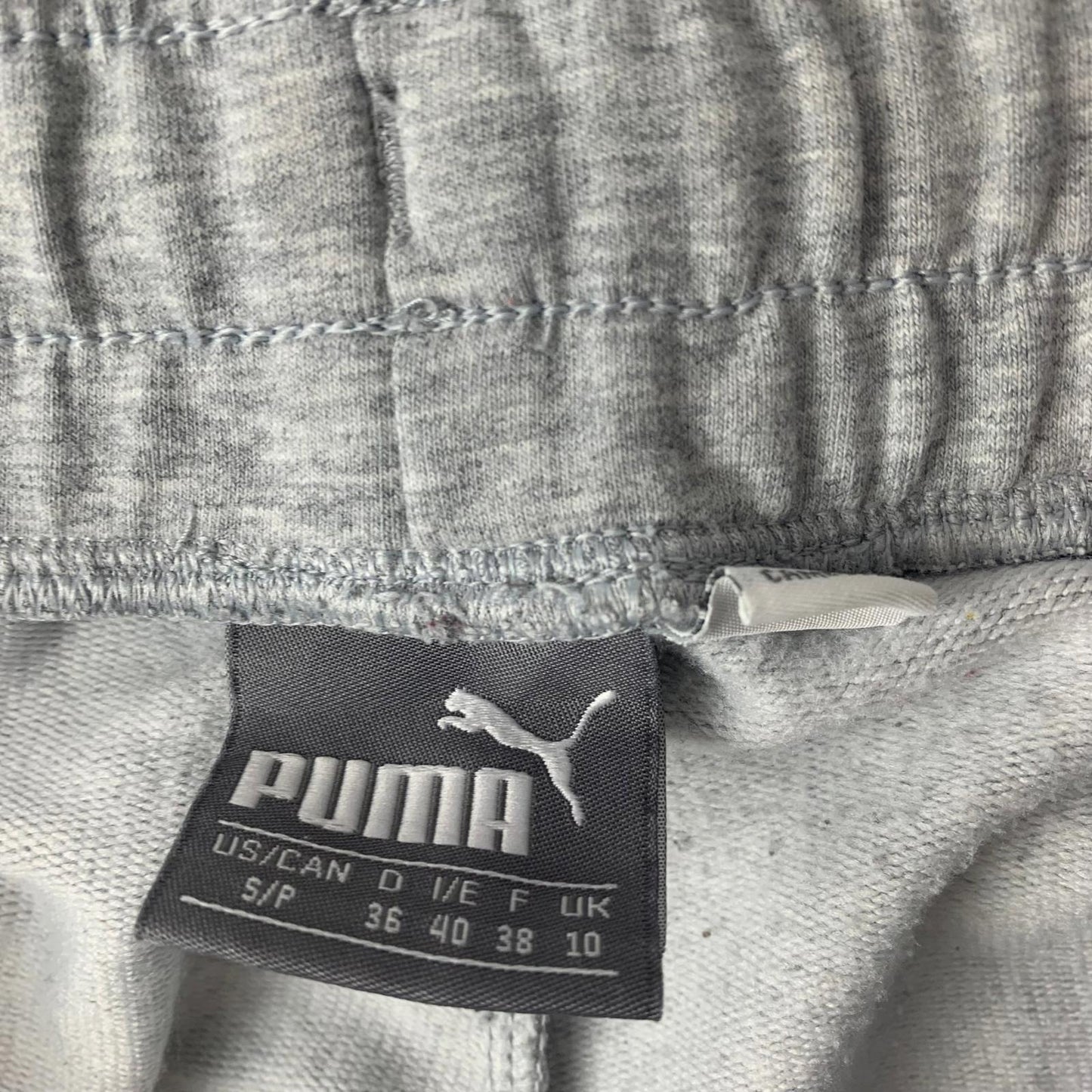 Puma Sweatpants Jogger Style Grey Elastic Waist Womens UK 10