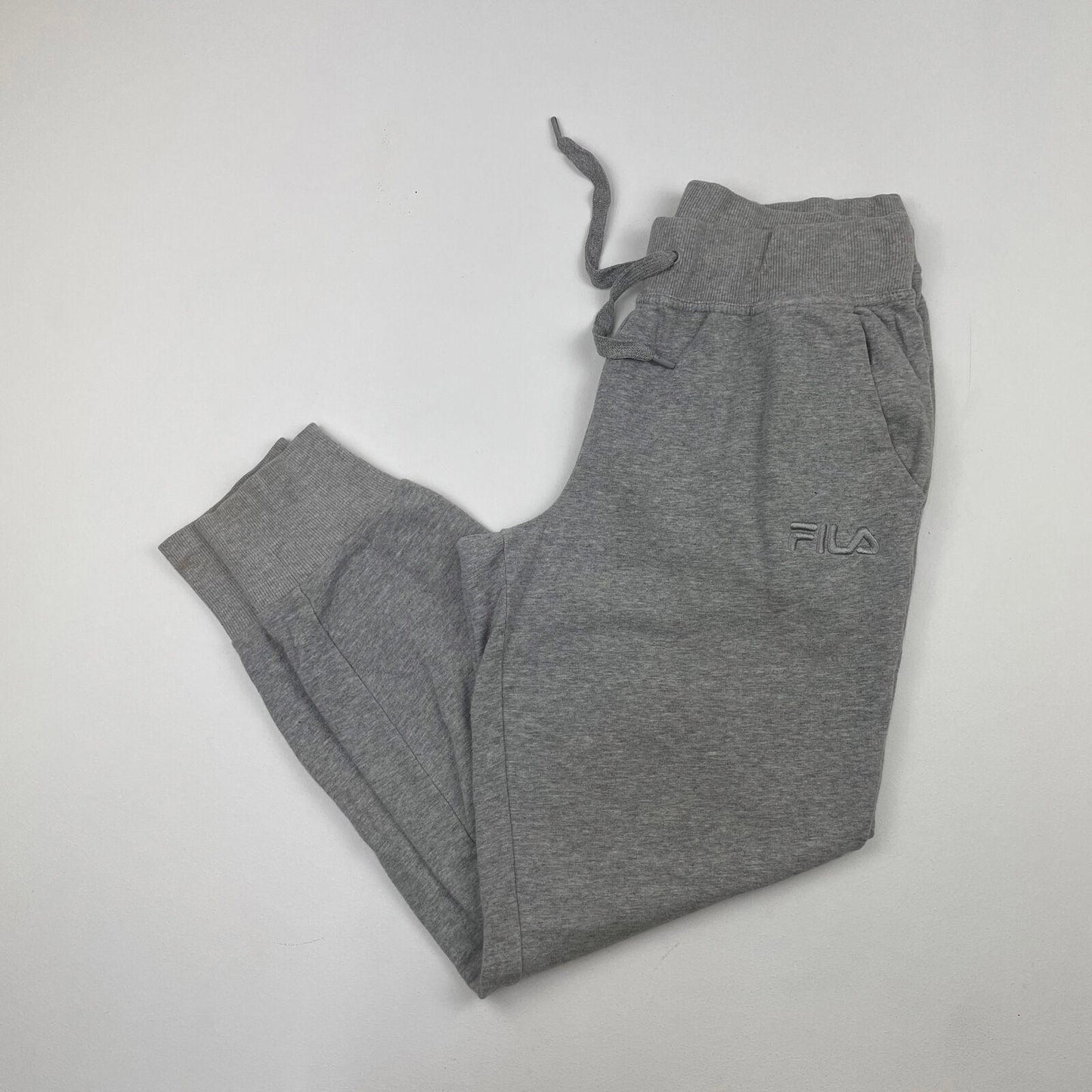 Women’s FILA Grey Joggers , Light Grey Sweatpants , Size Small
