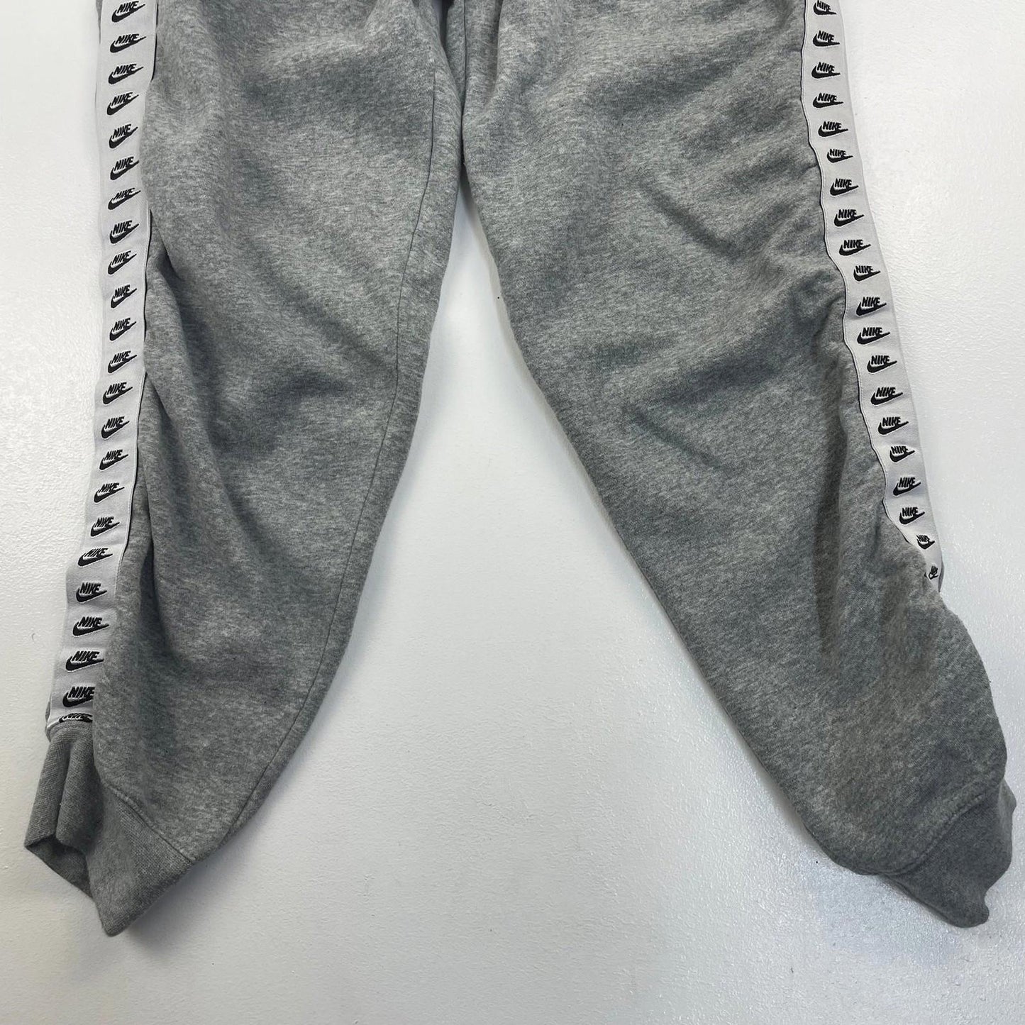 Nike Jogger Sweatpants Side Logo Tape Grey Womens Small