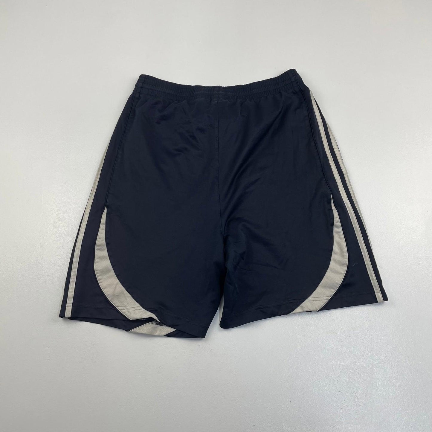ADIDAS Men's Athletic Shorts Drawstring Navy Blue Size M