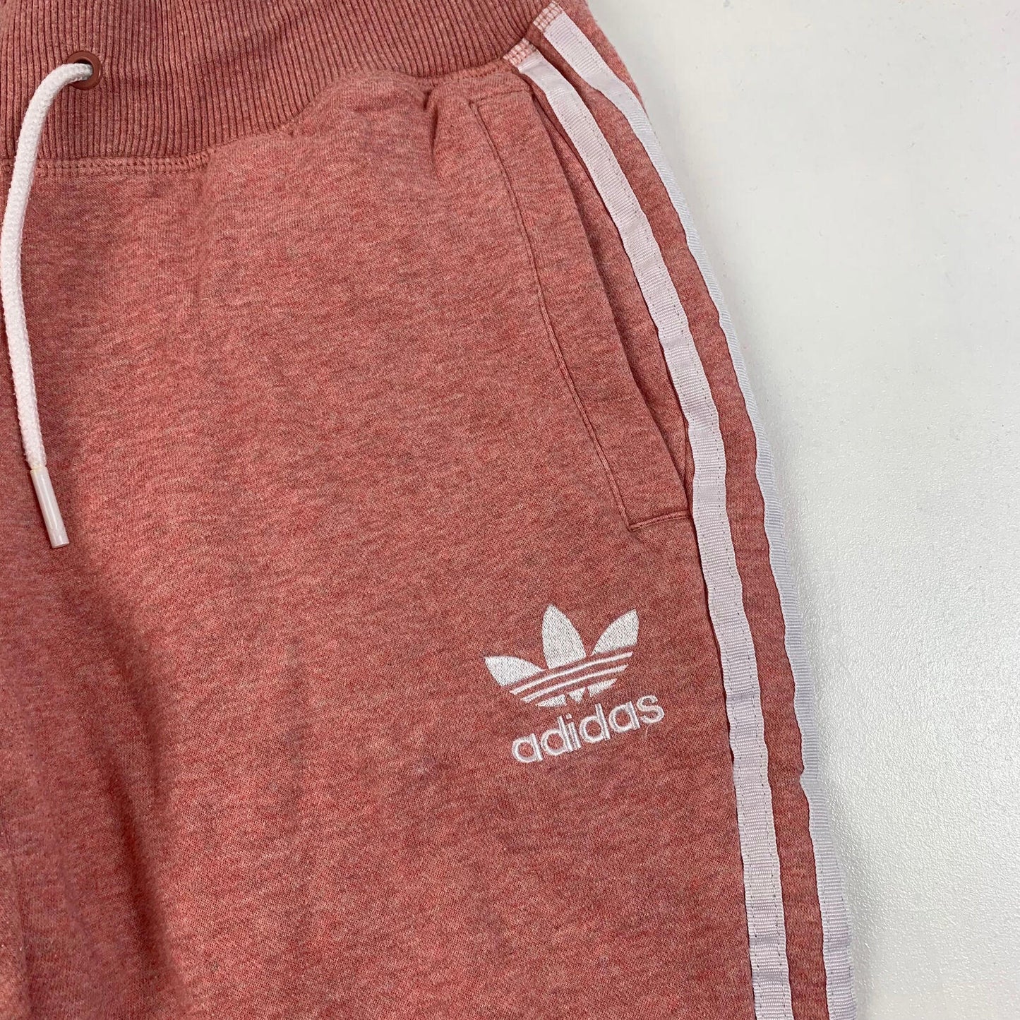 Women’s ADIDAS joggers / Pink / Rose / uk12 / M / Tapered Fit / Cuffed Ankles
