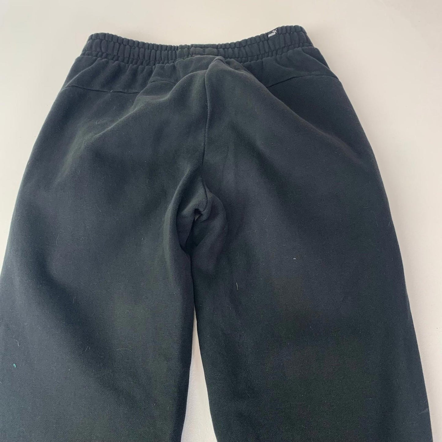 Puma Jogger Sweatpants Elastic Waist Black Mens S