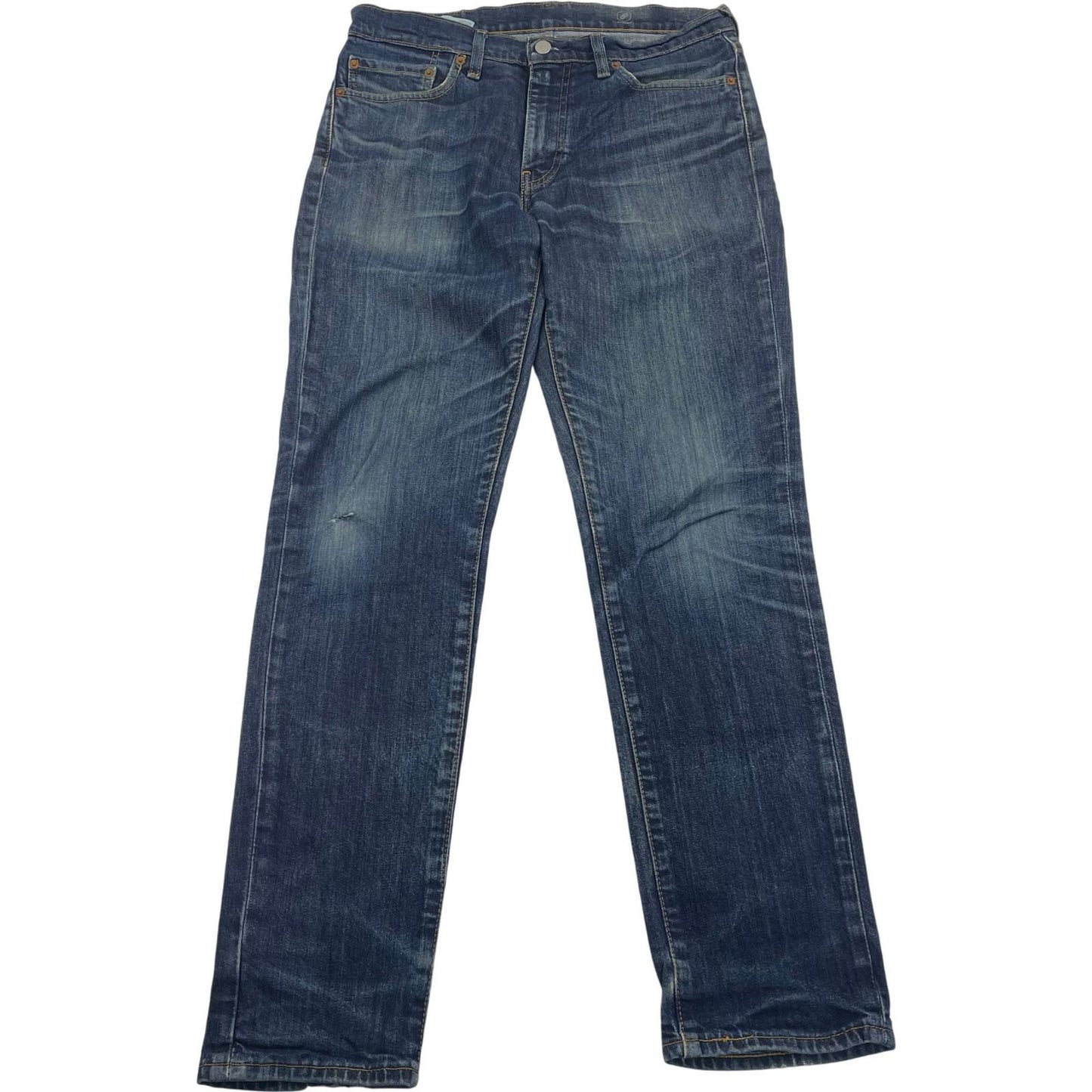 LEVI'S 511 Slim Fit Jeans Distressed Faded Blue Stretch Denim Mens W32 L32