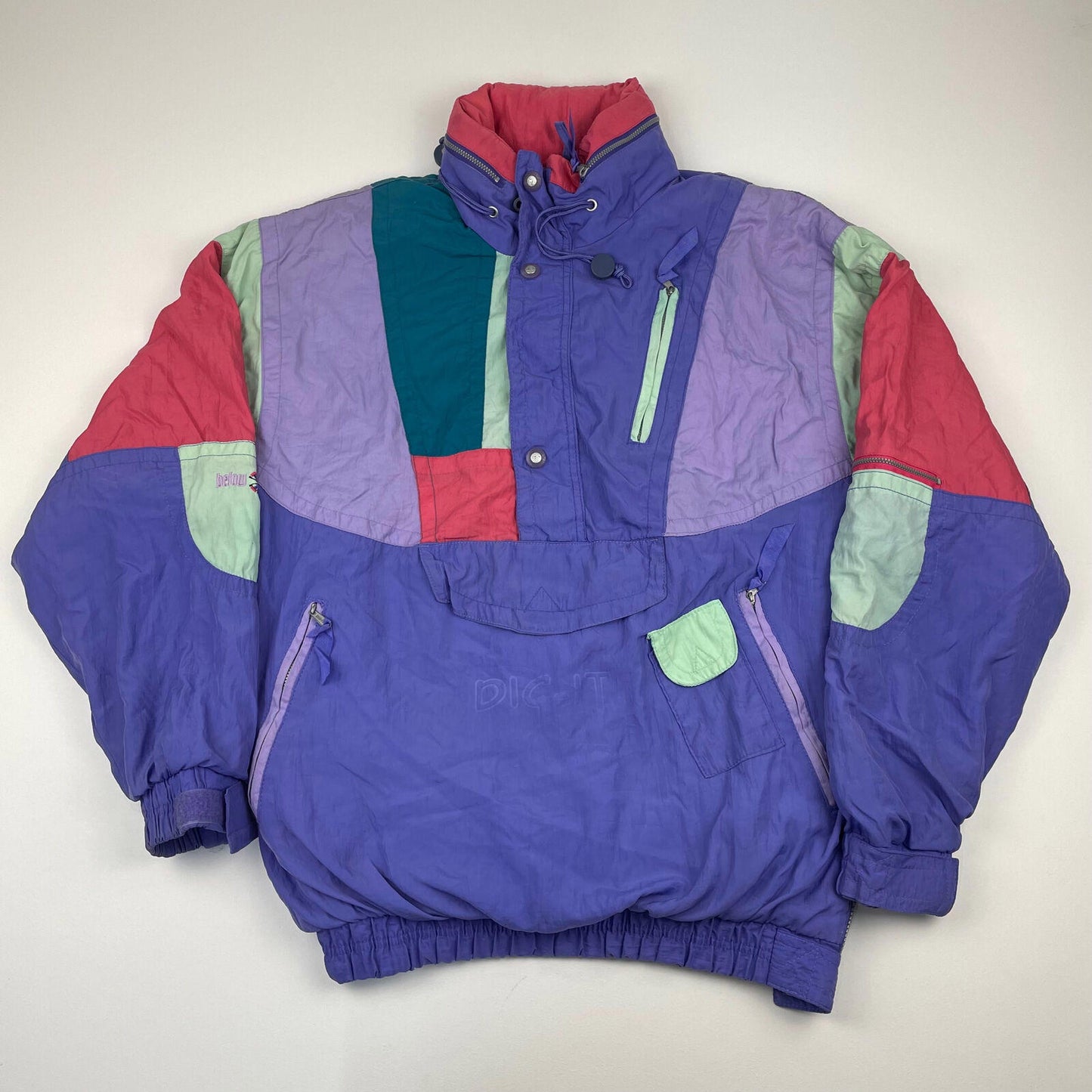 Vintage 80’s 90’s Multicoloured DIG IT Ski Jacket , Men’s , Size S