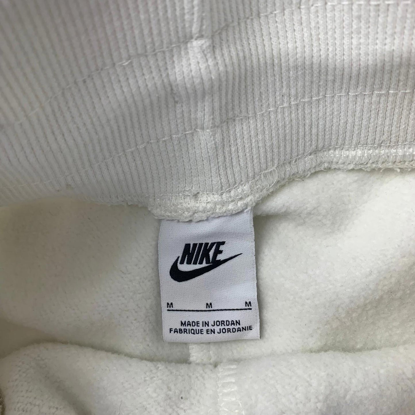Nike Jogger Sweatpants Wide Leg Off White Womens M
