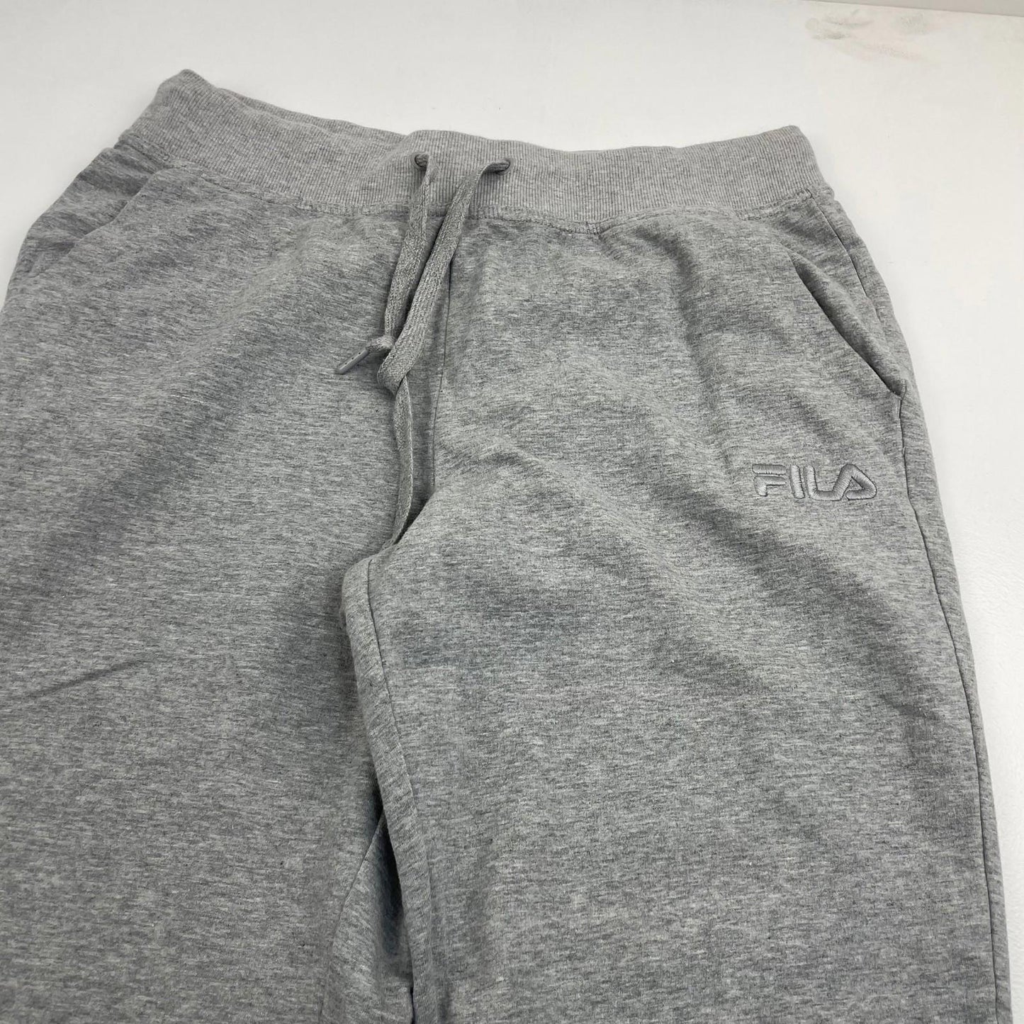 FILA Activewear Jogger Sweatpants Drawstring Grey Women UK M