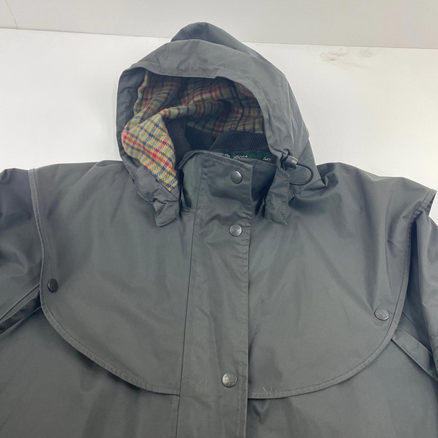 Women’s JACK MURPHEY Green Riding Trench Jacket , Size UK12