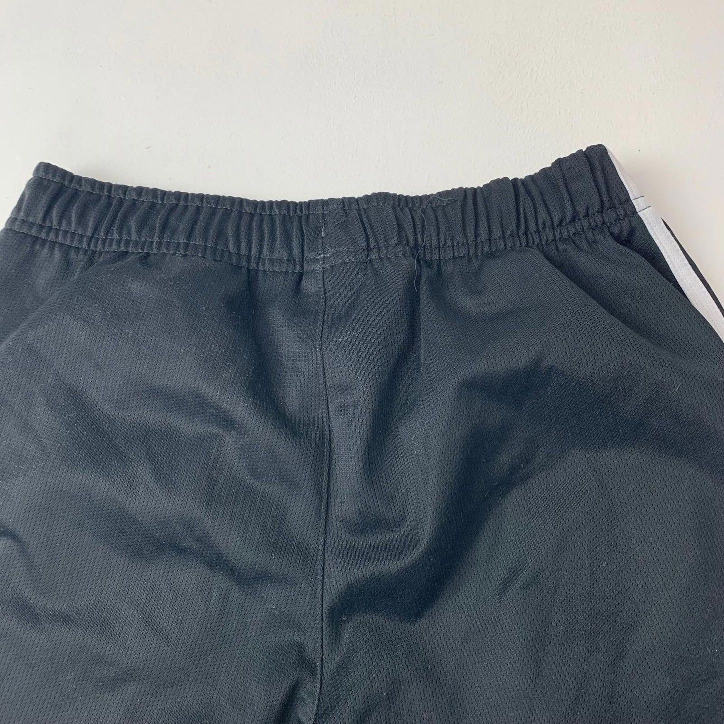 Adidas Performance Shorts Black White Stripes Boys UK L 13-14Y