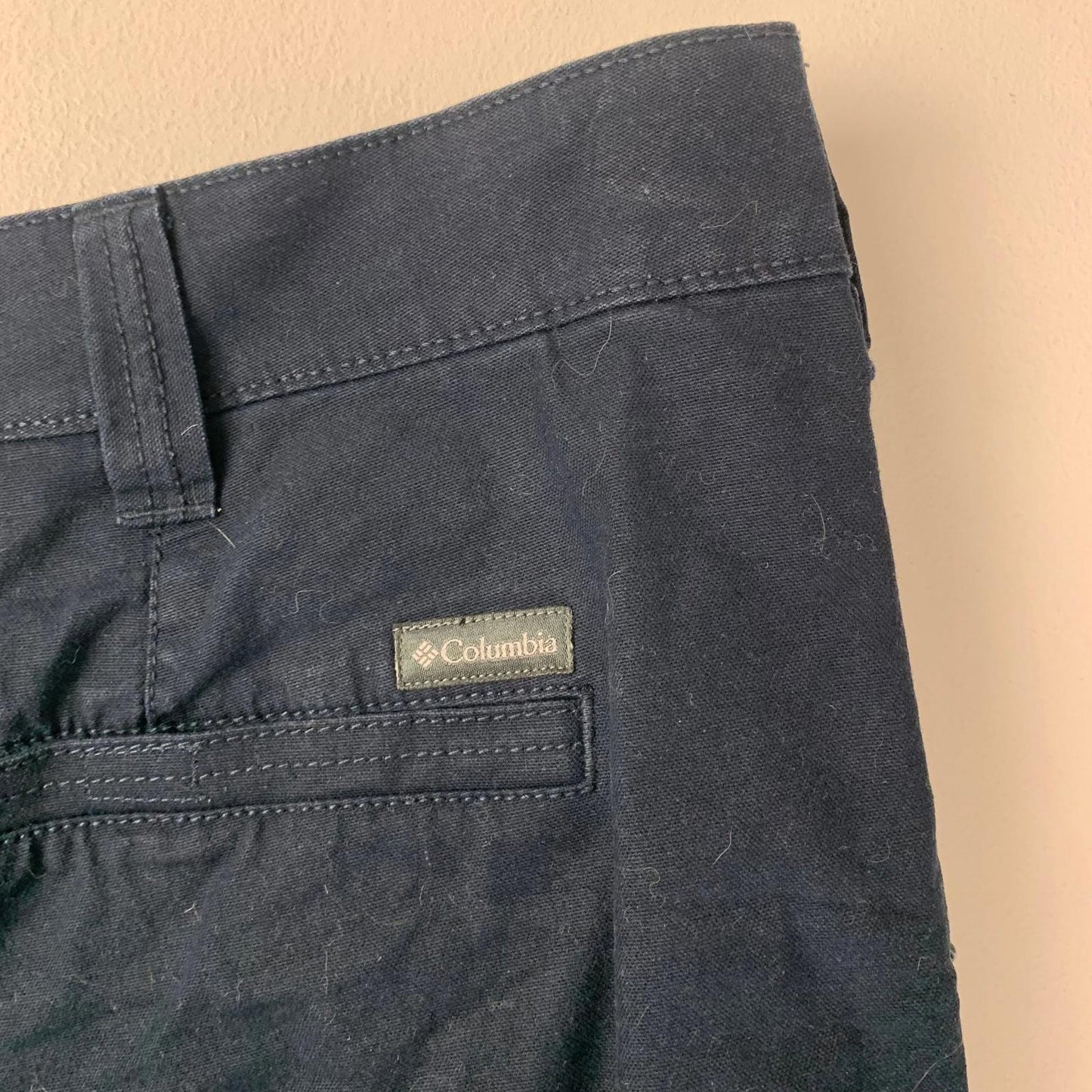 COLUMBIA Shorts Regular Fit Comfortable Navy Blue Mens 44W