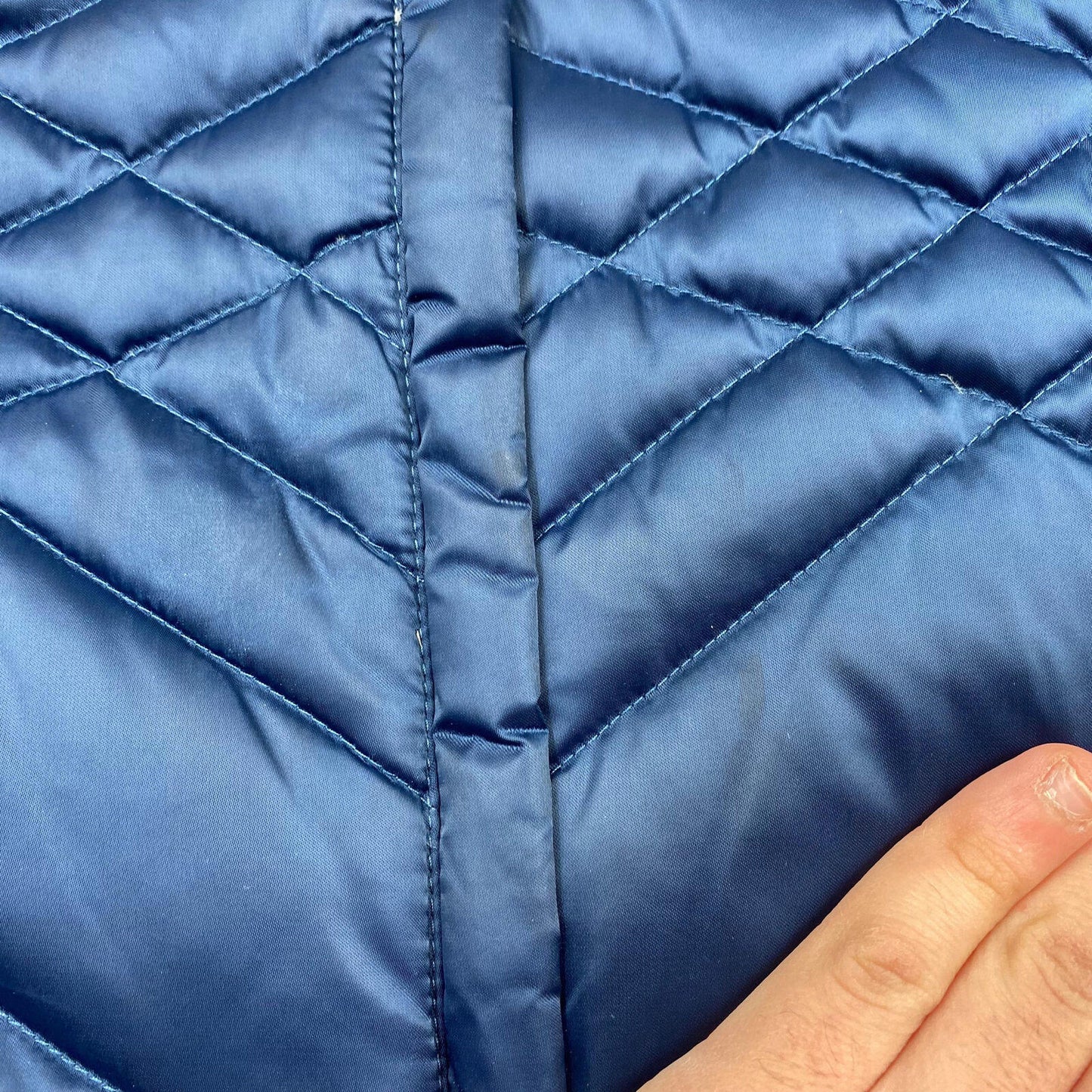 Women’s THE NORTH FACE Blue 550 Down Puffer Jacket , Size Medium