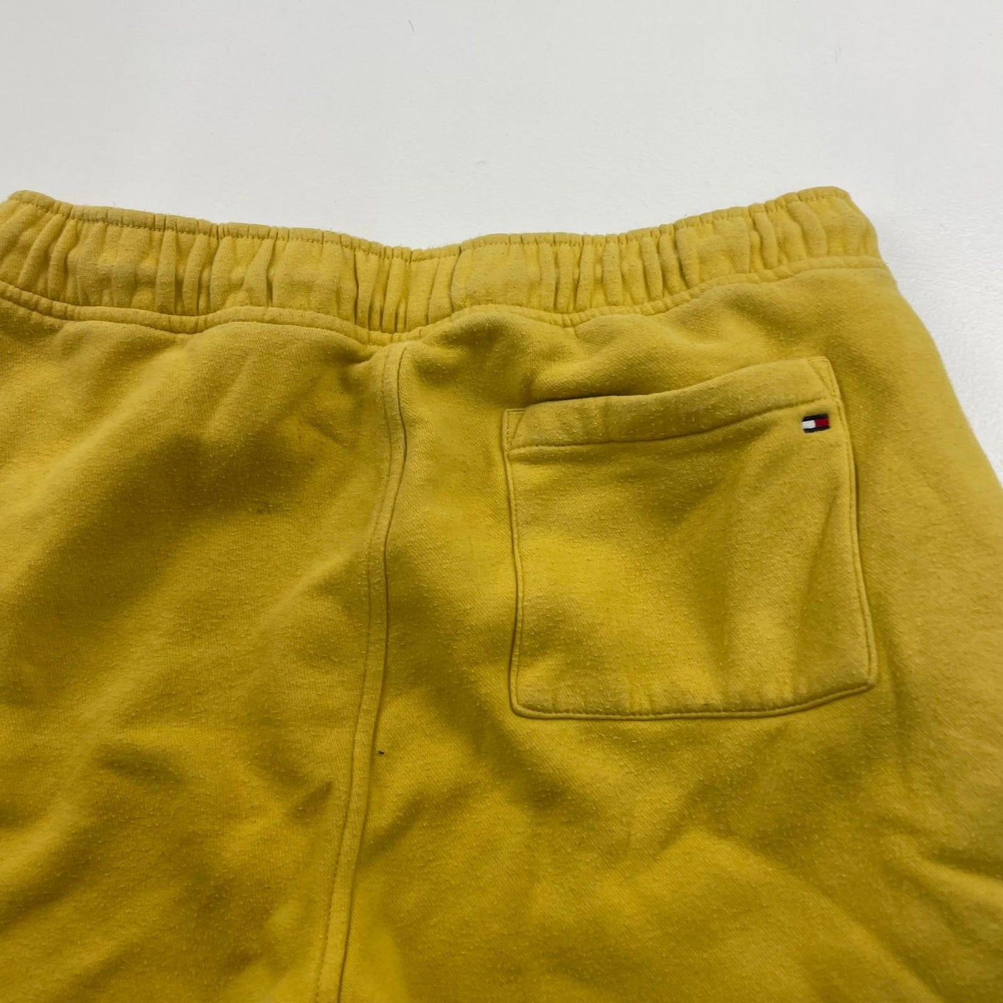 Tommy Hilfiger Boys Sweat Shorts Casual Yellow Elastic Age 16Yrs