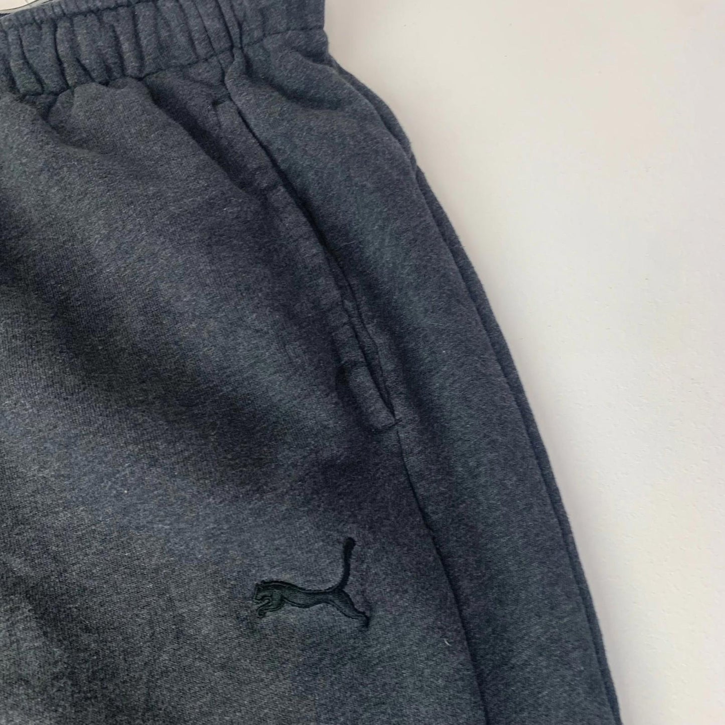 Puma Trousers Jogger Elastic Waist Black Womens M UK 12
