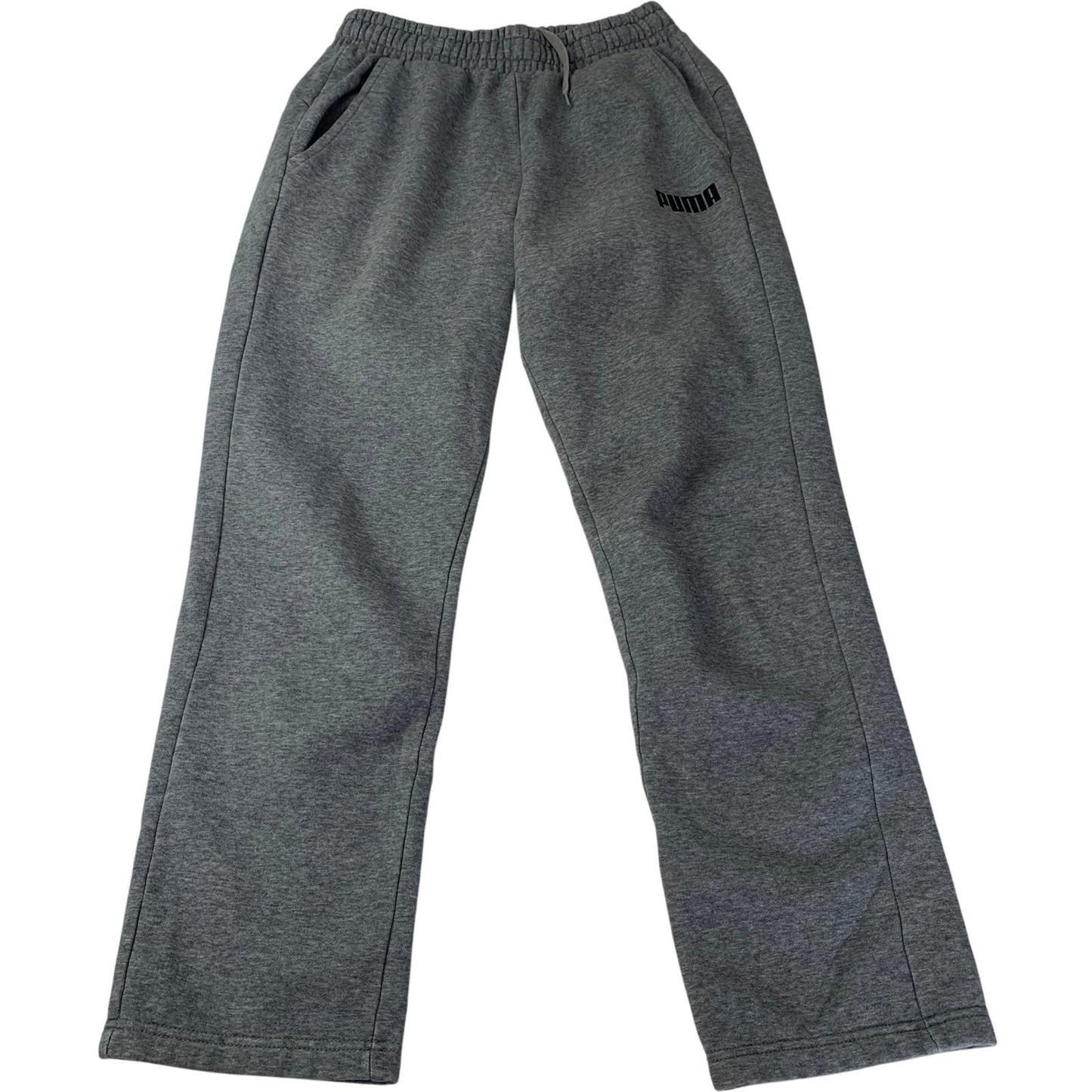 Puma Track Pants Joggers Elastic Waist Grey Women S