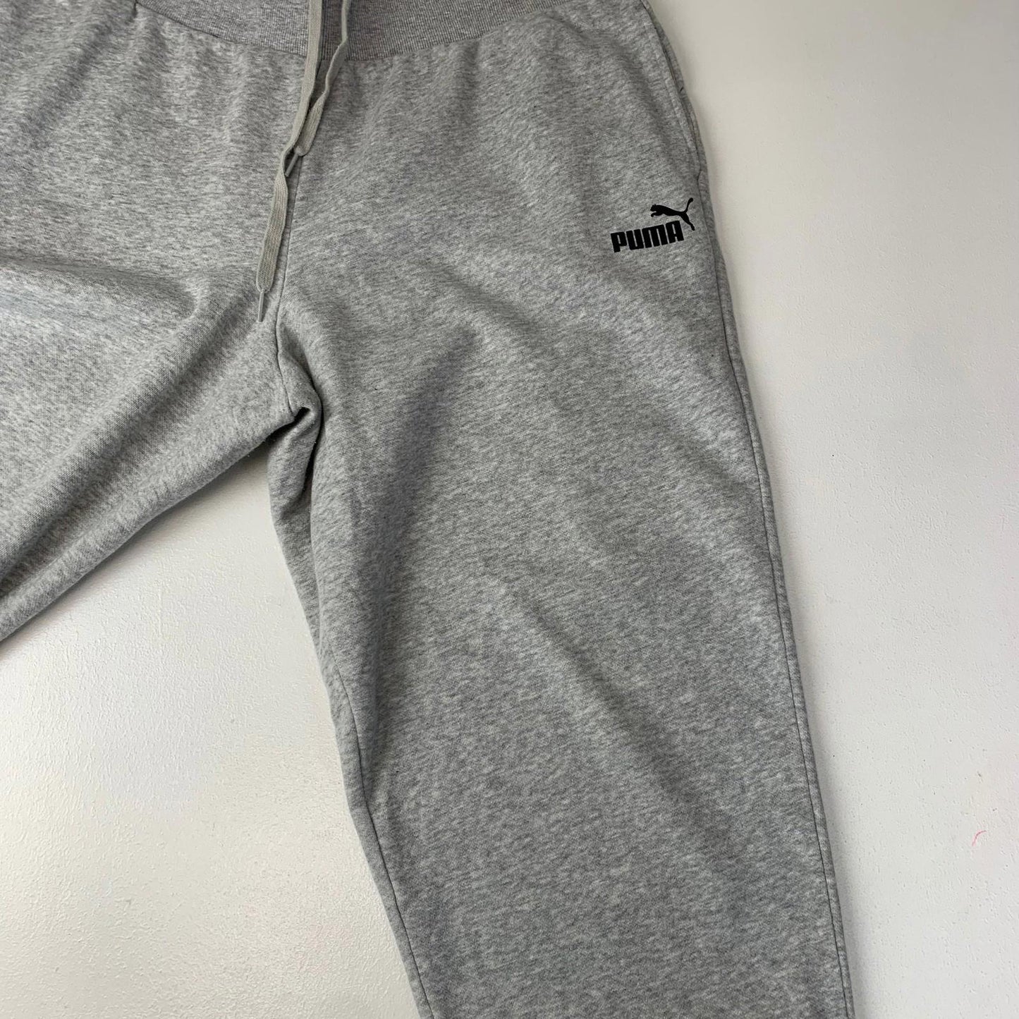Puma Jogger Sweatpants Casual Soft Stretch Grey Women XL