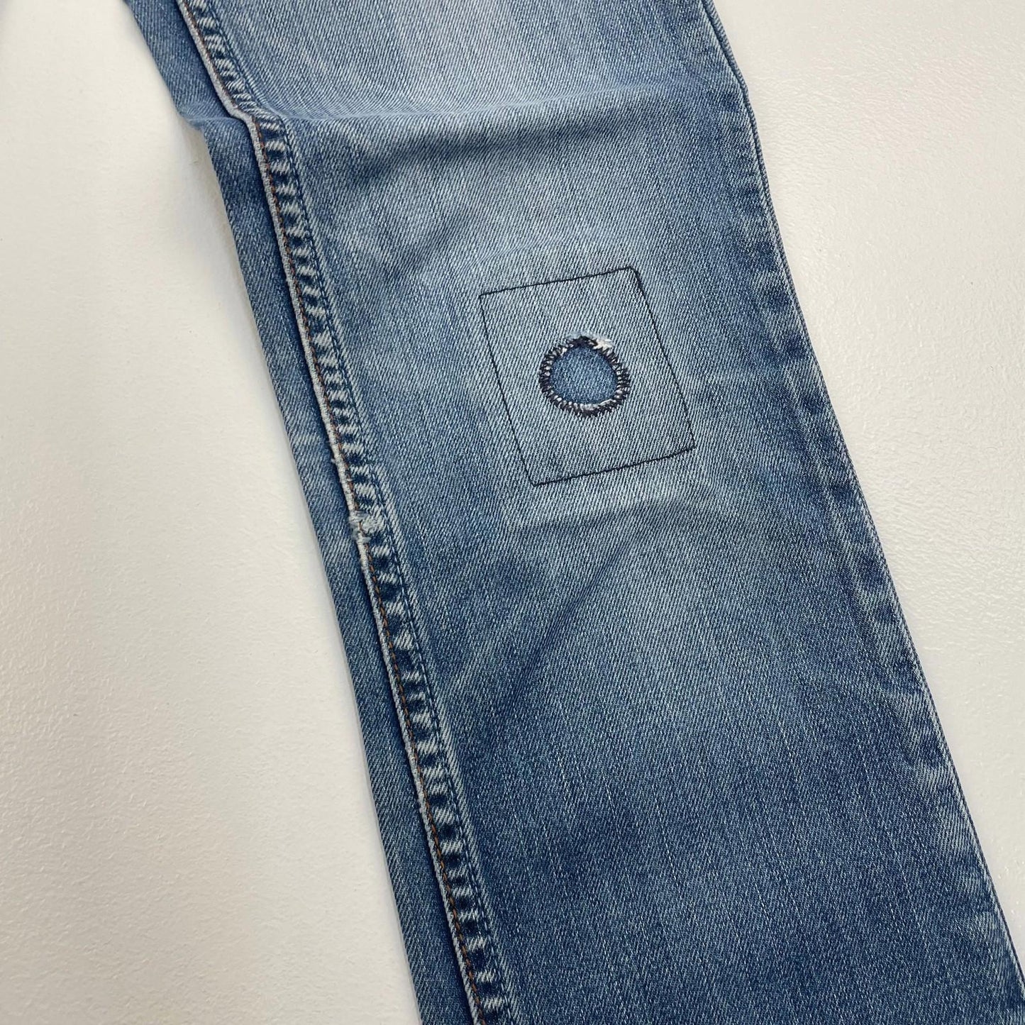 Levi's Patty Anne Jeans Square Cut Slim Leg Blue Women UK 6