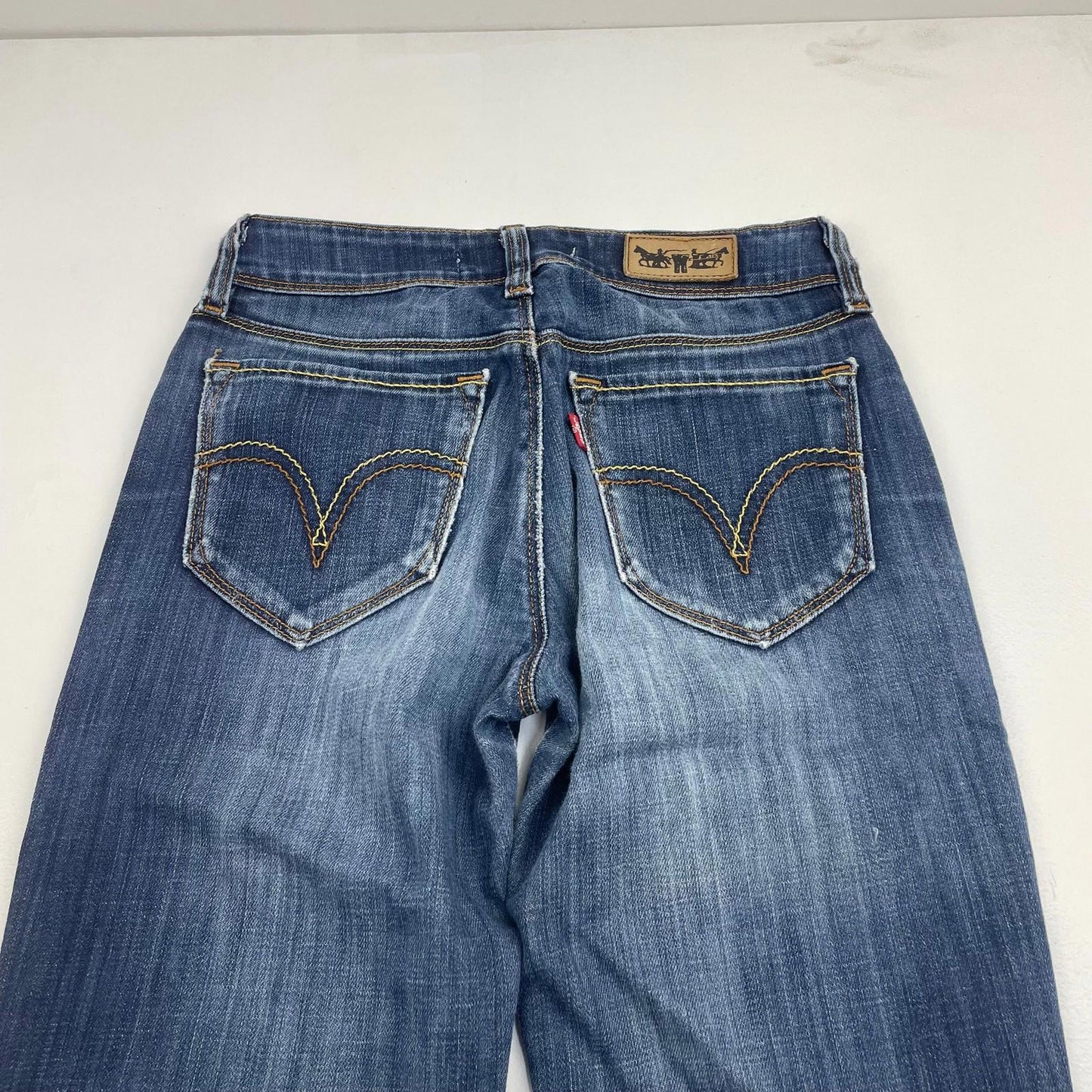 Levi's 471 Slim Fit Denim Jeans Blue Women UK 6