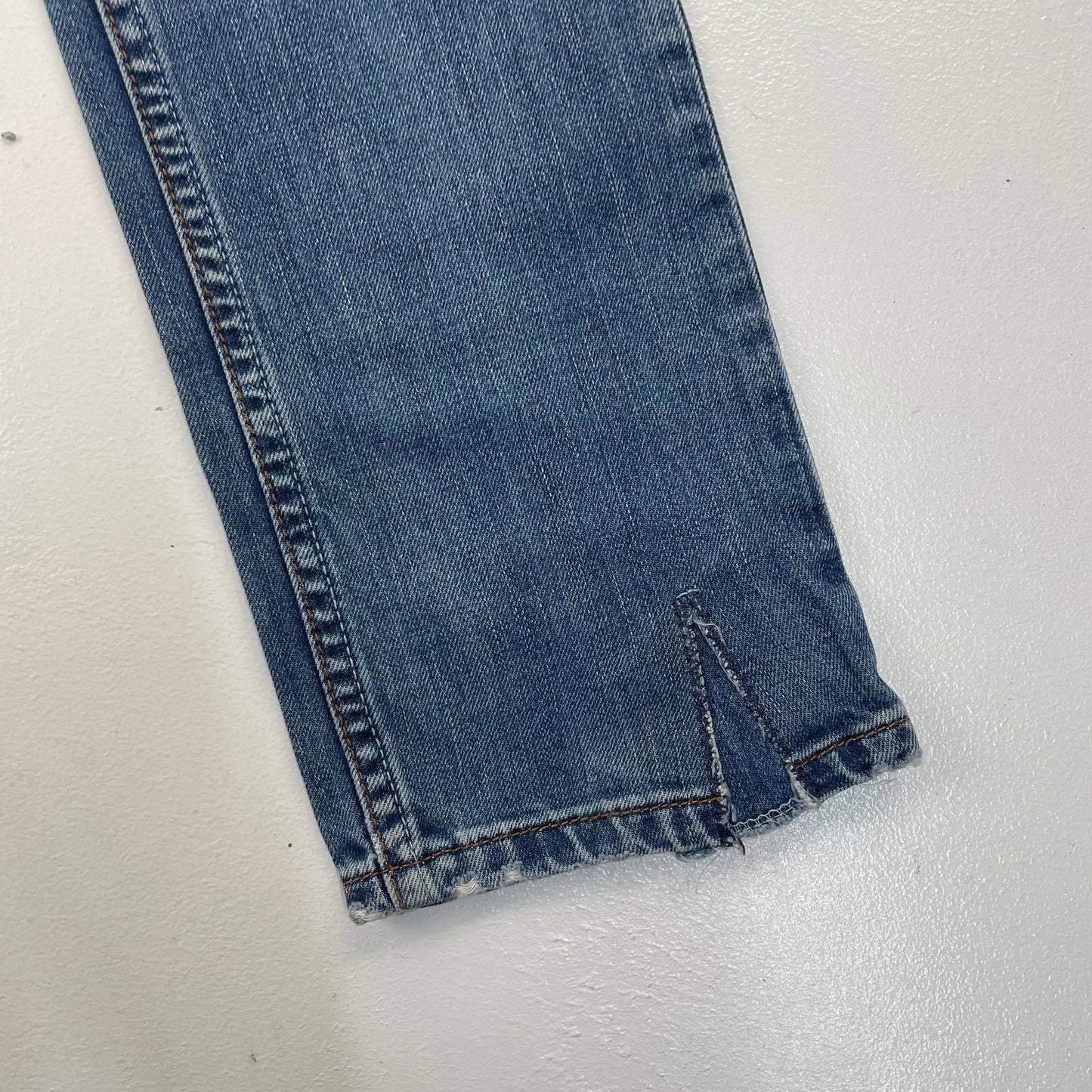 Levi's Patty Anne Jeans Square Cut Slim Leg Blue Women UK 6