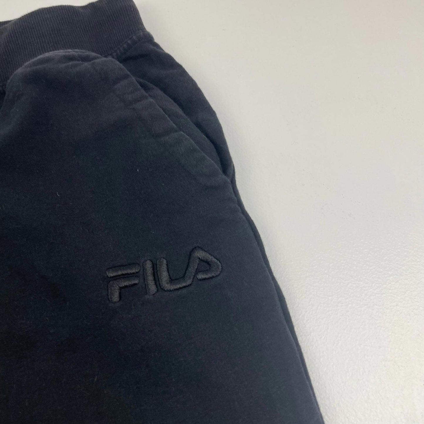 FILA Jogger Trousers Casual Sport Black Women UK S