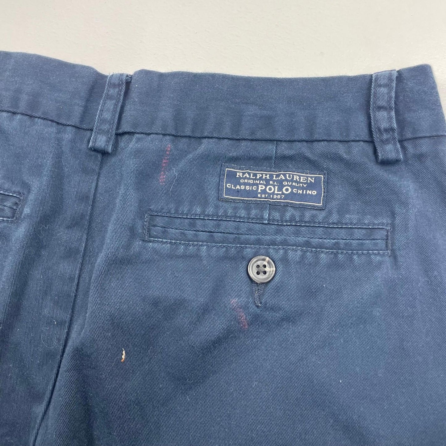 Polo Ralph Lauren Chino Shorts Classic Navy Boys Size 18