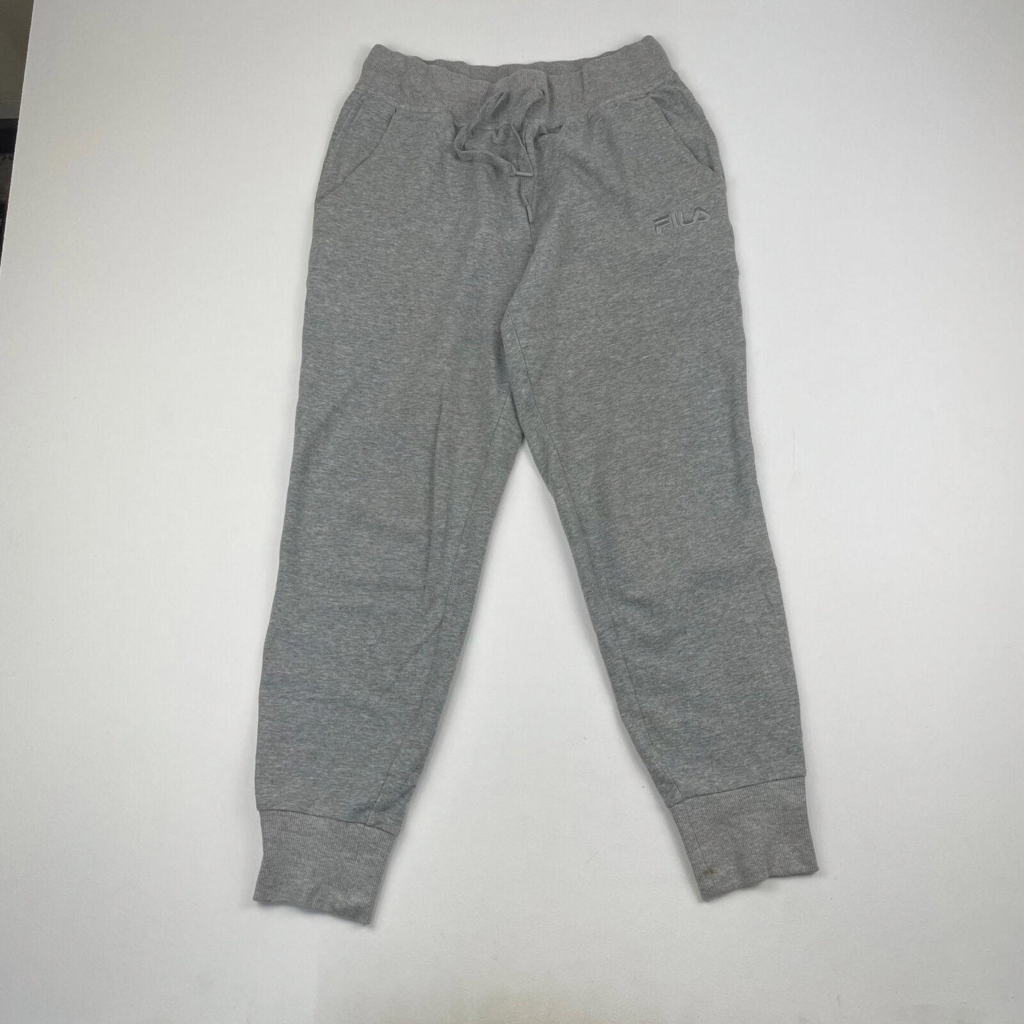 Women’s FILA Grey Joggers , Light Grey Sweatpants , Size Small