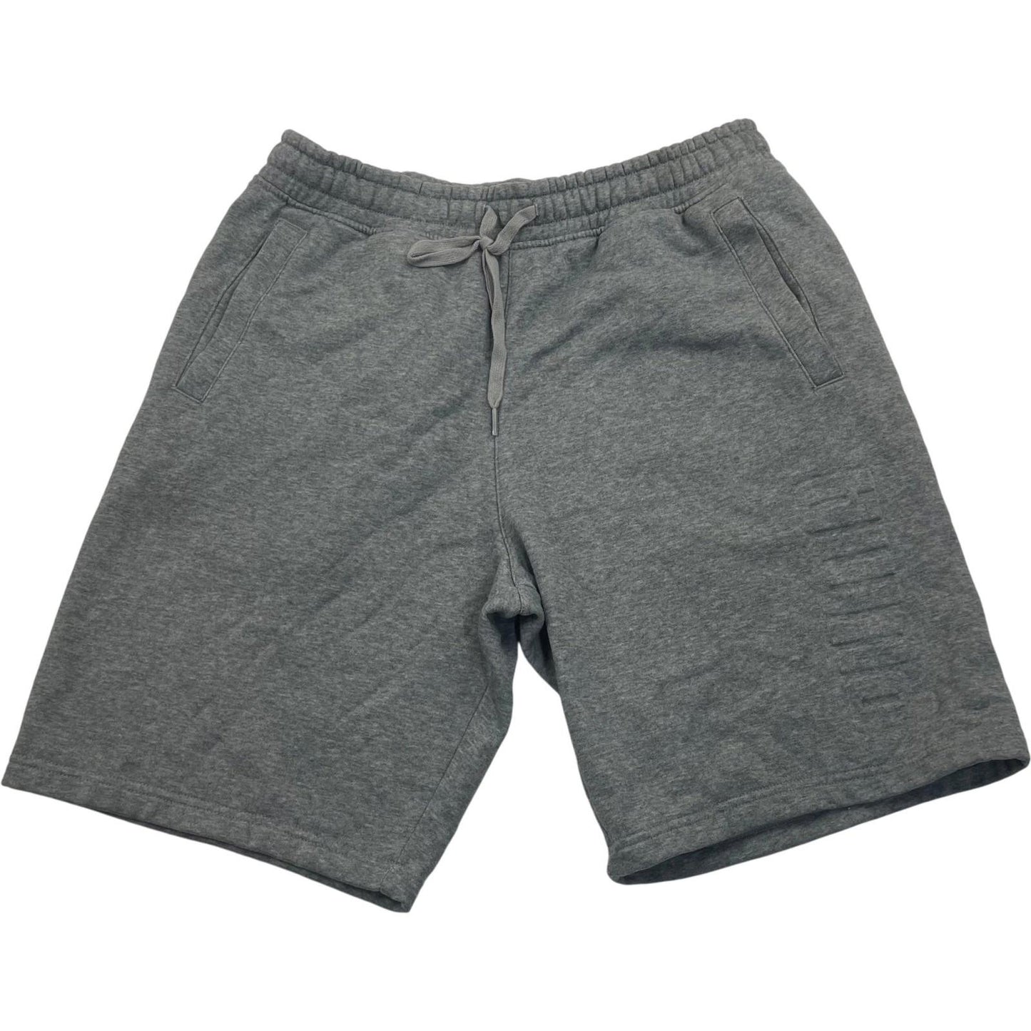 Puma Sweat Shorts Drawstring Casual Grey Mens Medium