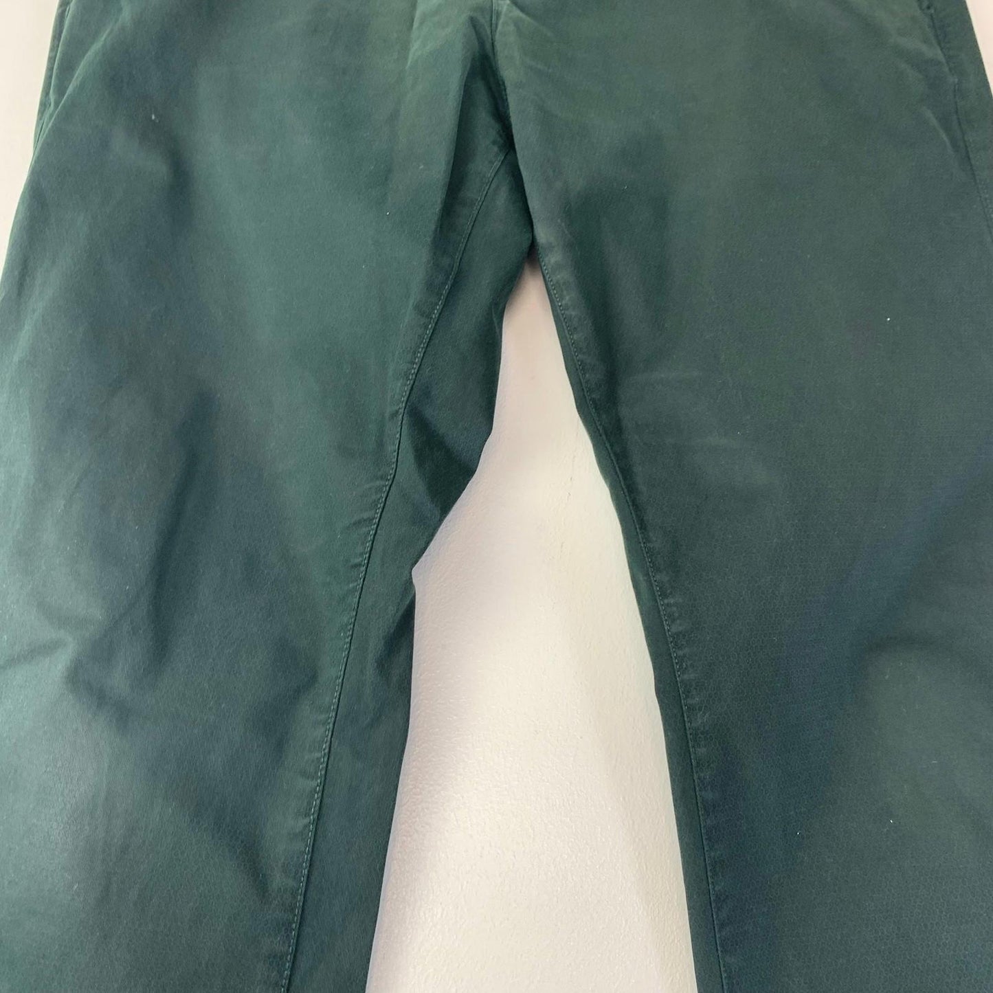 Tommy Hilfiger Denton Chino Straight Trousers Dark Green Mens W34 L27