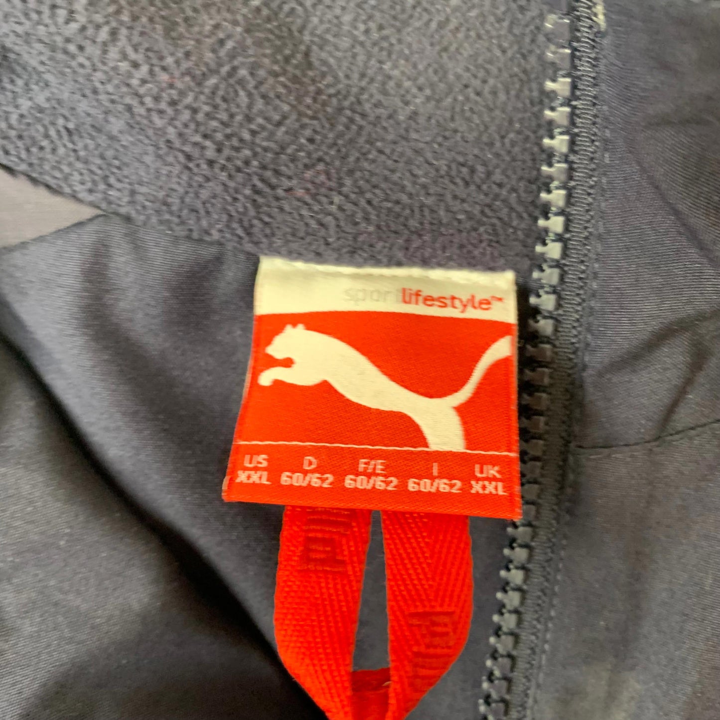 Mens PUMA Padded Bomber Jacket / Blue / XXL / 2XL