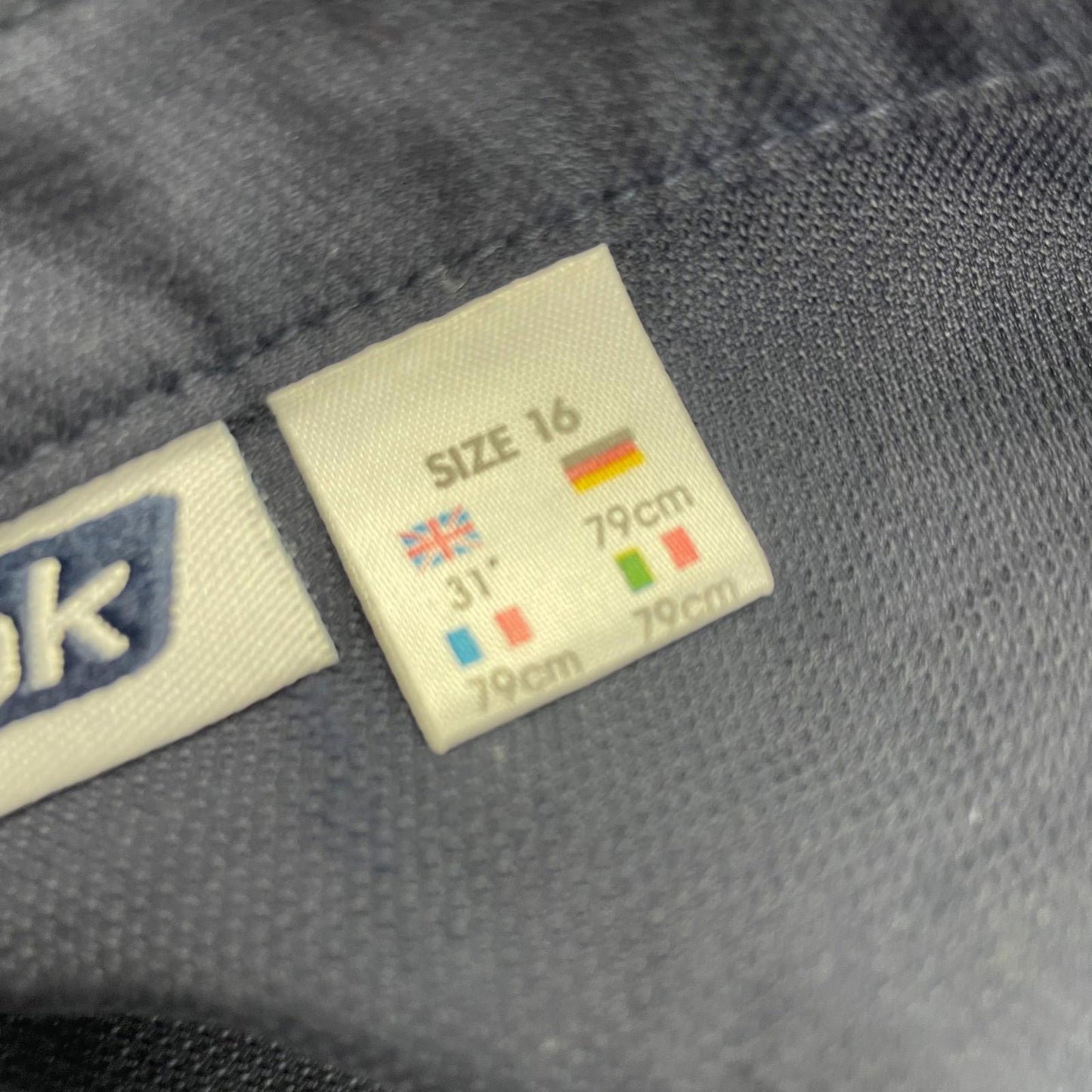 REEBOK Casual Athletic Shorts Navy Blue Womens UK 16