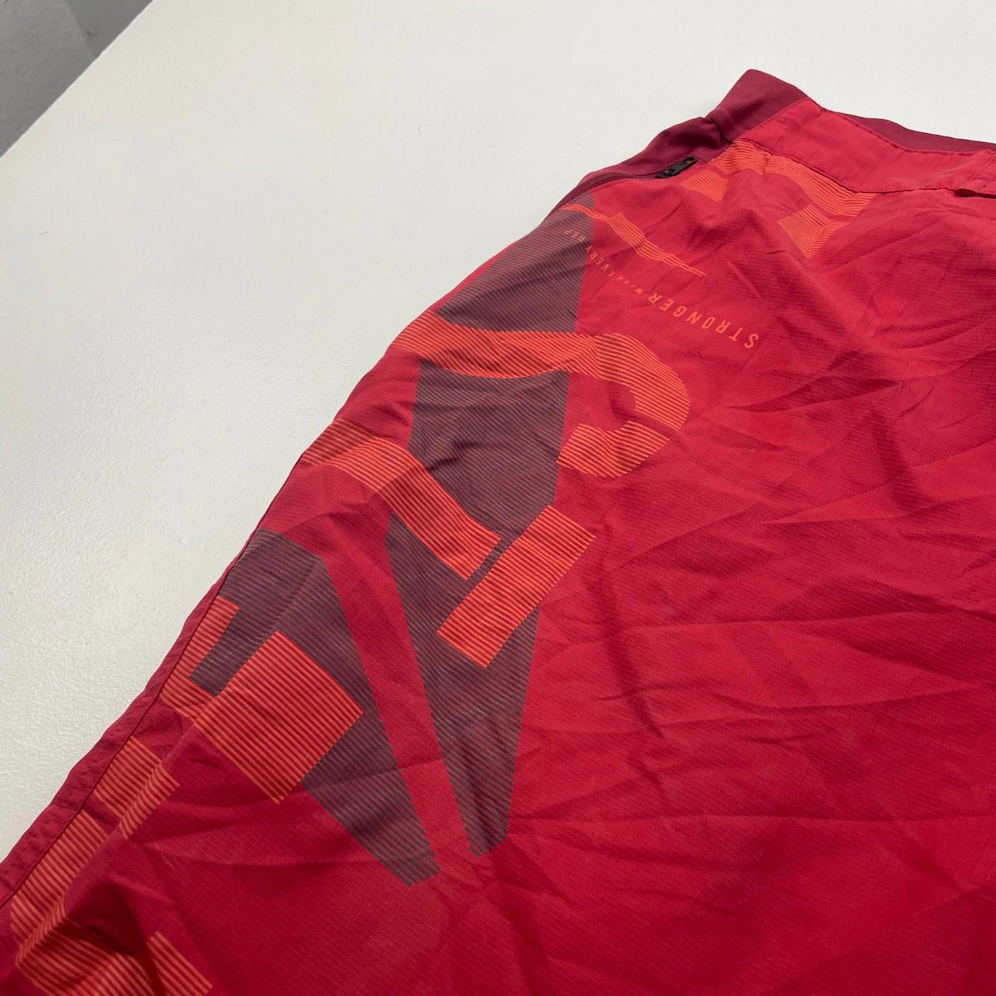 Reebok Athletic Activewear Shorts PlayDry Red Mens Large