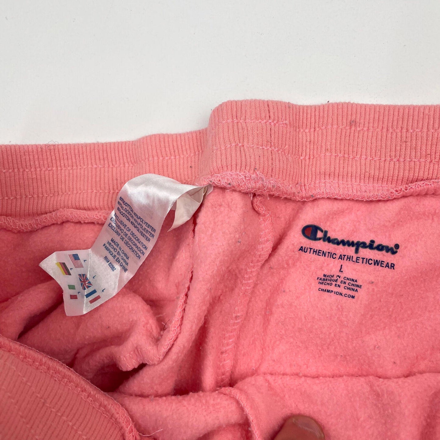 Women’s CHAMPION Pink Joggers , Sweatpants , Size L