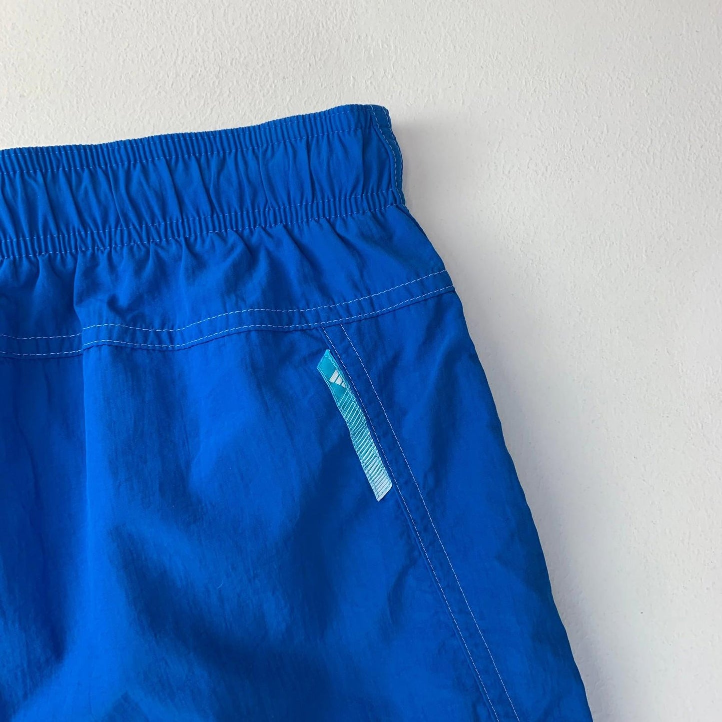 Adidas Swim Shorts Quick Dry Elastic Waist Blue Mens S UK Size