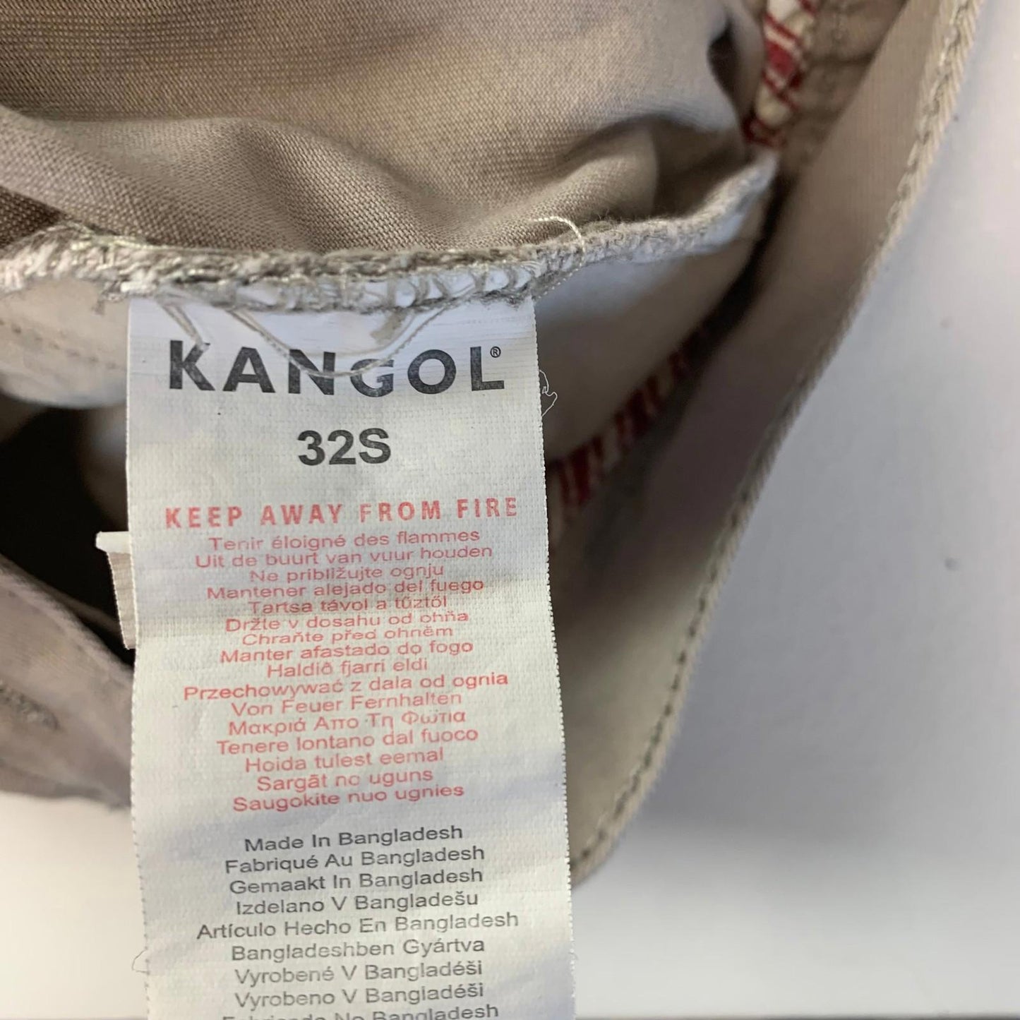 Kangol Chino Shorts Casual Beige Mens 32S