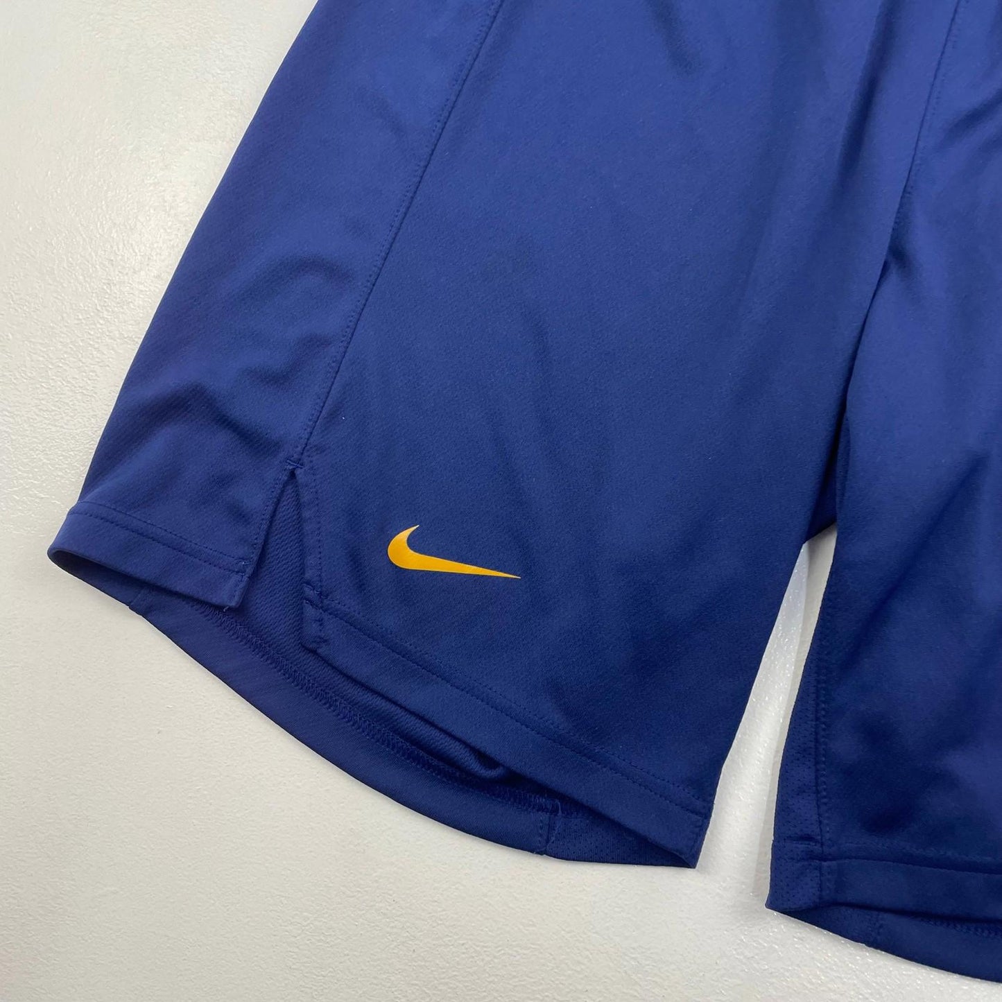 Nike Dri-FIT Athletic Shorts Elastic Waist Blue Mens S