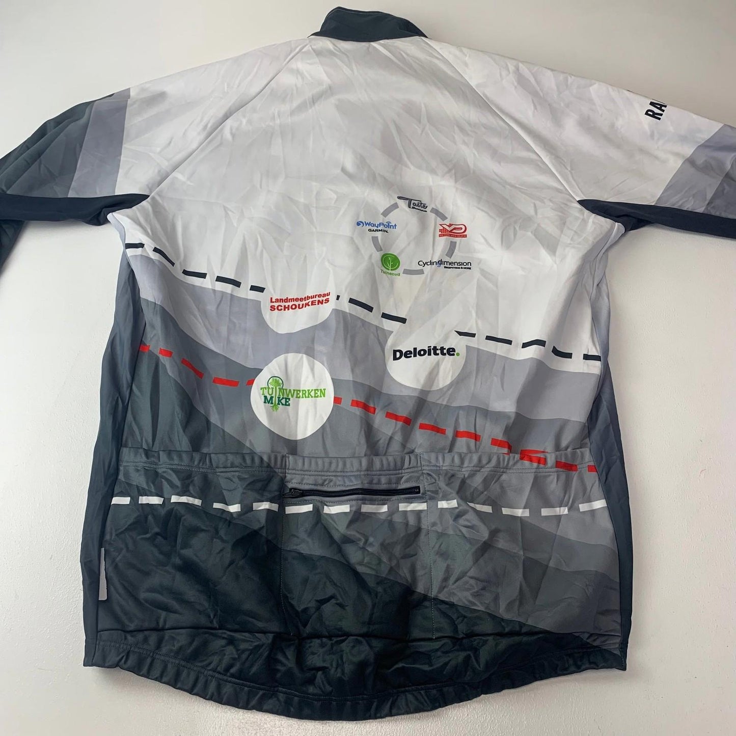 Vermarc Cycling Jacket Windproof Sports Blue Mens 6XL