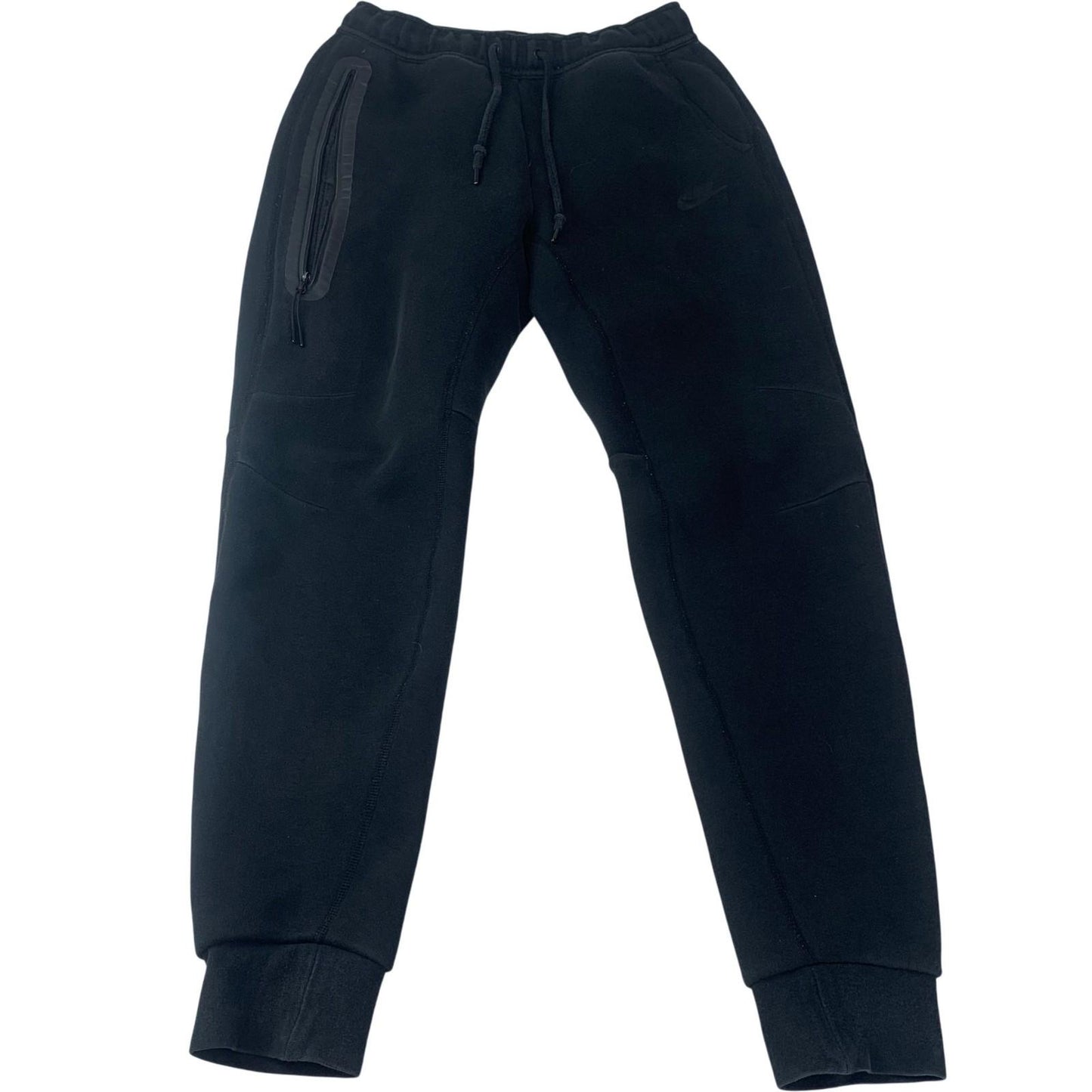 Nike Tech Fleece Jogger Sweatpants Zip Pocket Black Mens Small S