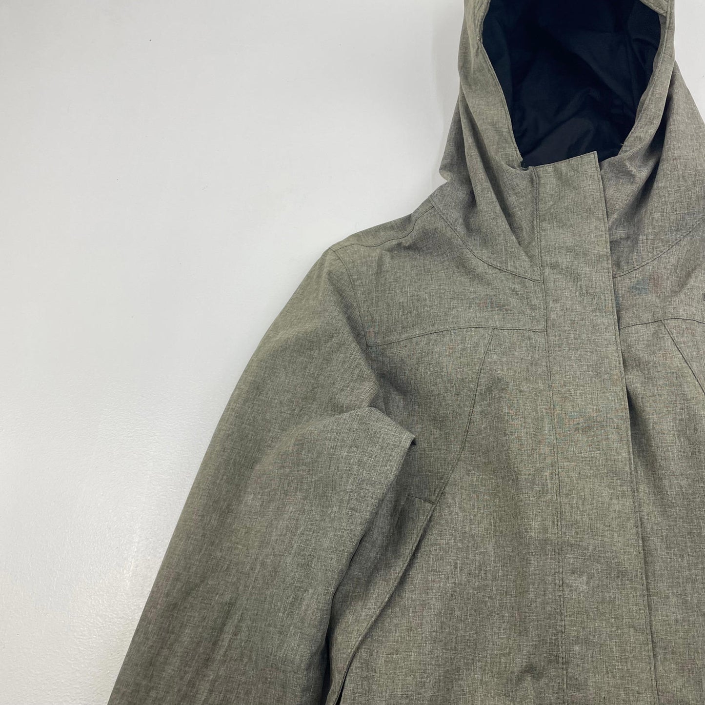 Women’s THE NORTH FACE Green - Grey Hyvent Jacket , Size XS