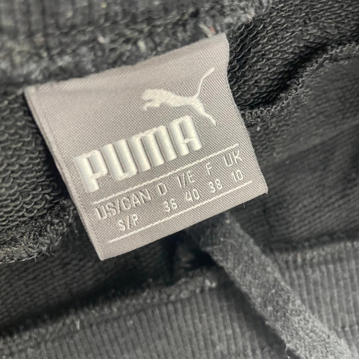 PUMA Women's Athletic Shorts Drawstring Black UK 10