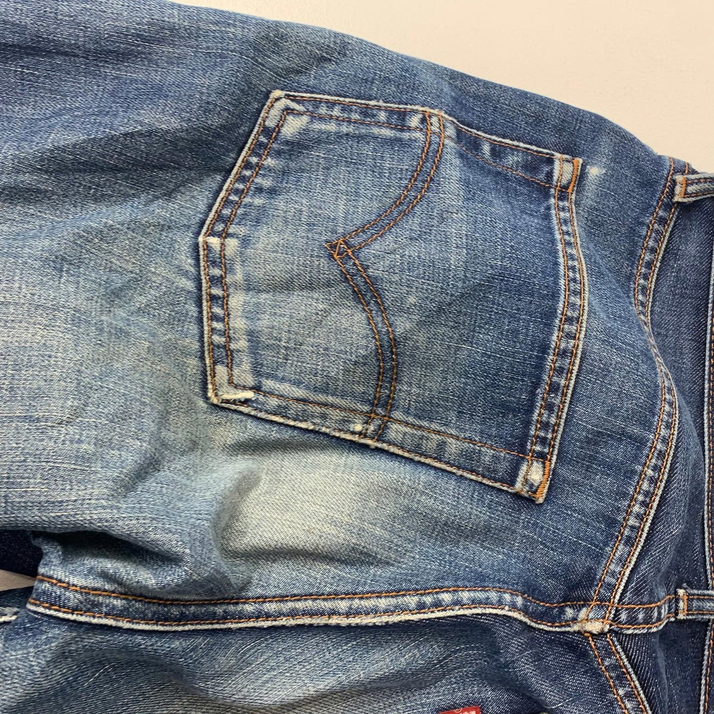 Levi Strauss & Co 505 Straight Leg Classic Blue Denim Jeans Mens W32 L34