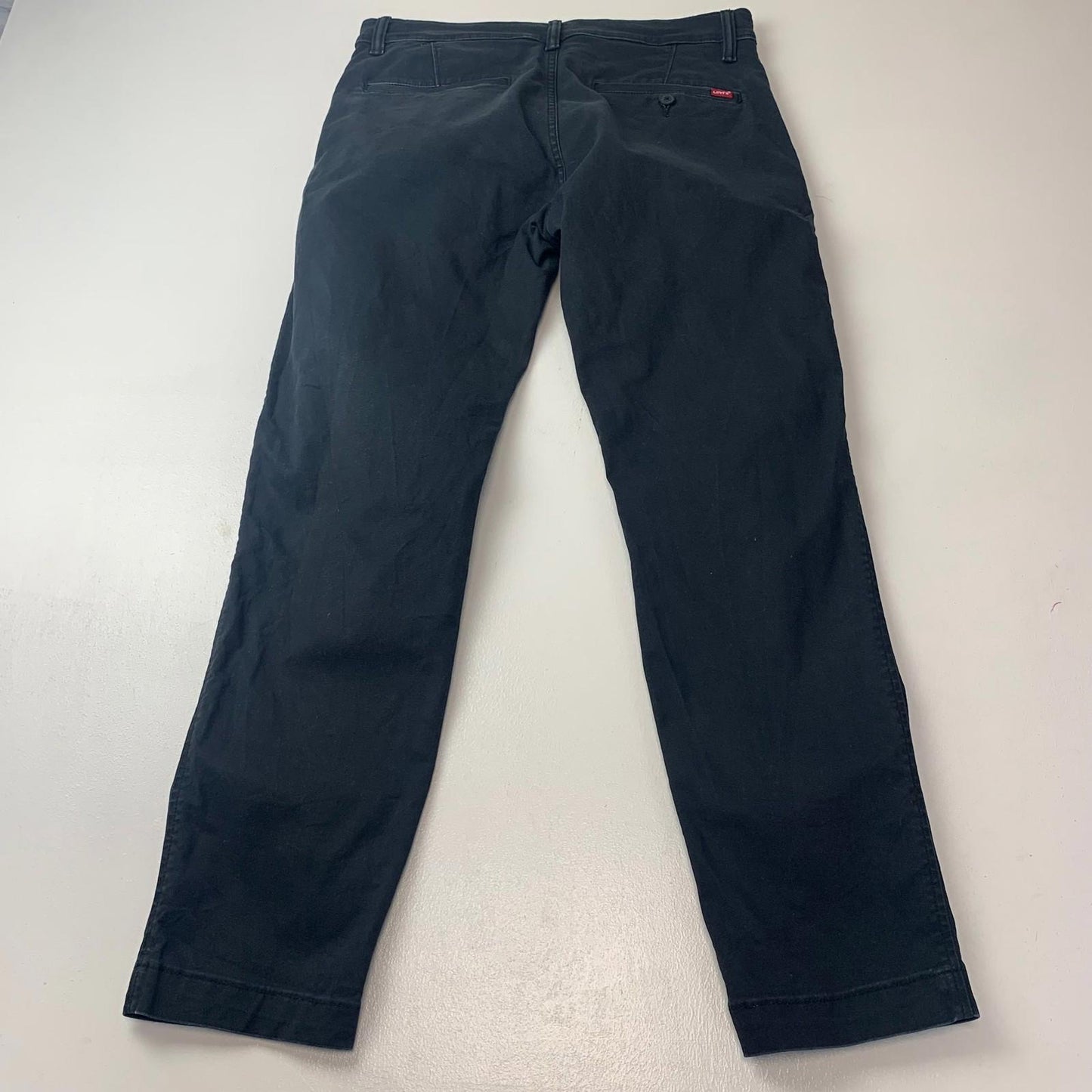 Levi's XX Chino Standard Taper Black Trousers Classic Look Men's 31 X 30