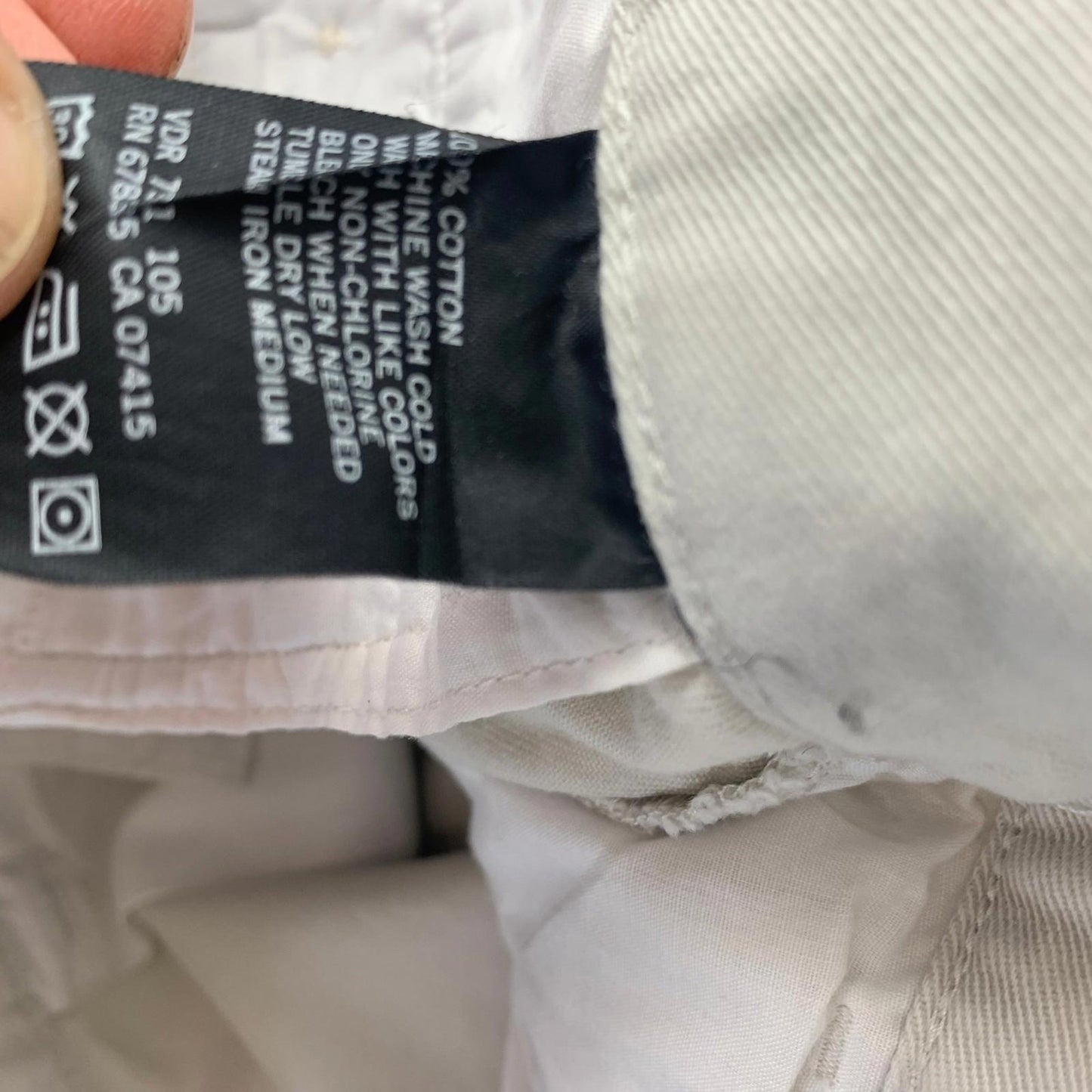 NAUTICA Cargo Shorts Relax Fit Beige Pockets Mens 36