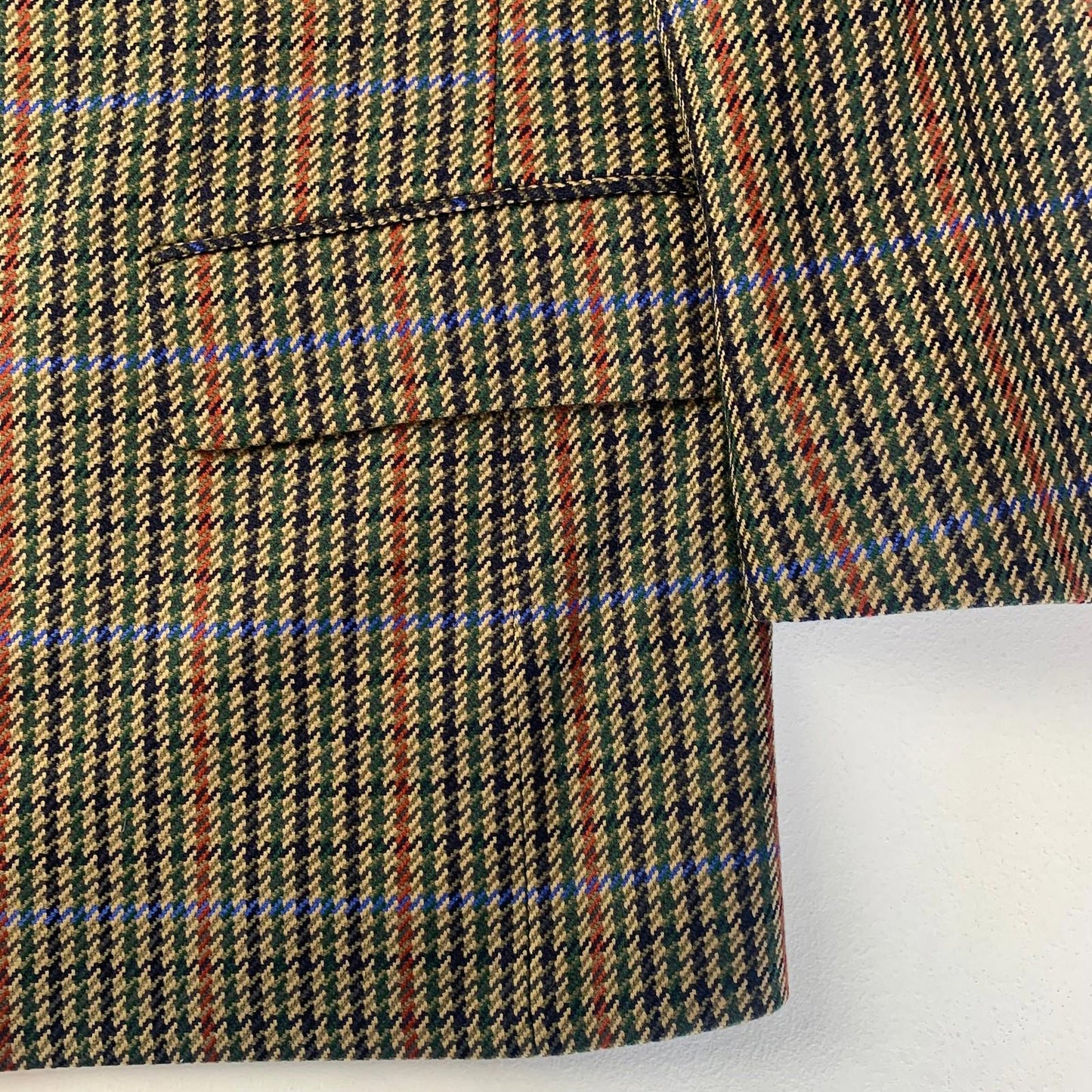 DAKS Signature Blazer Plaid Check Wool Smart Jacket Multicoloured Women UK 16