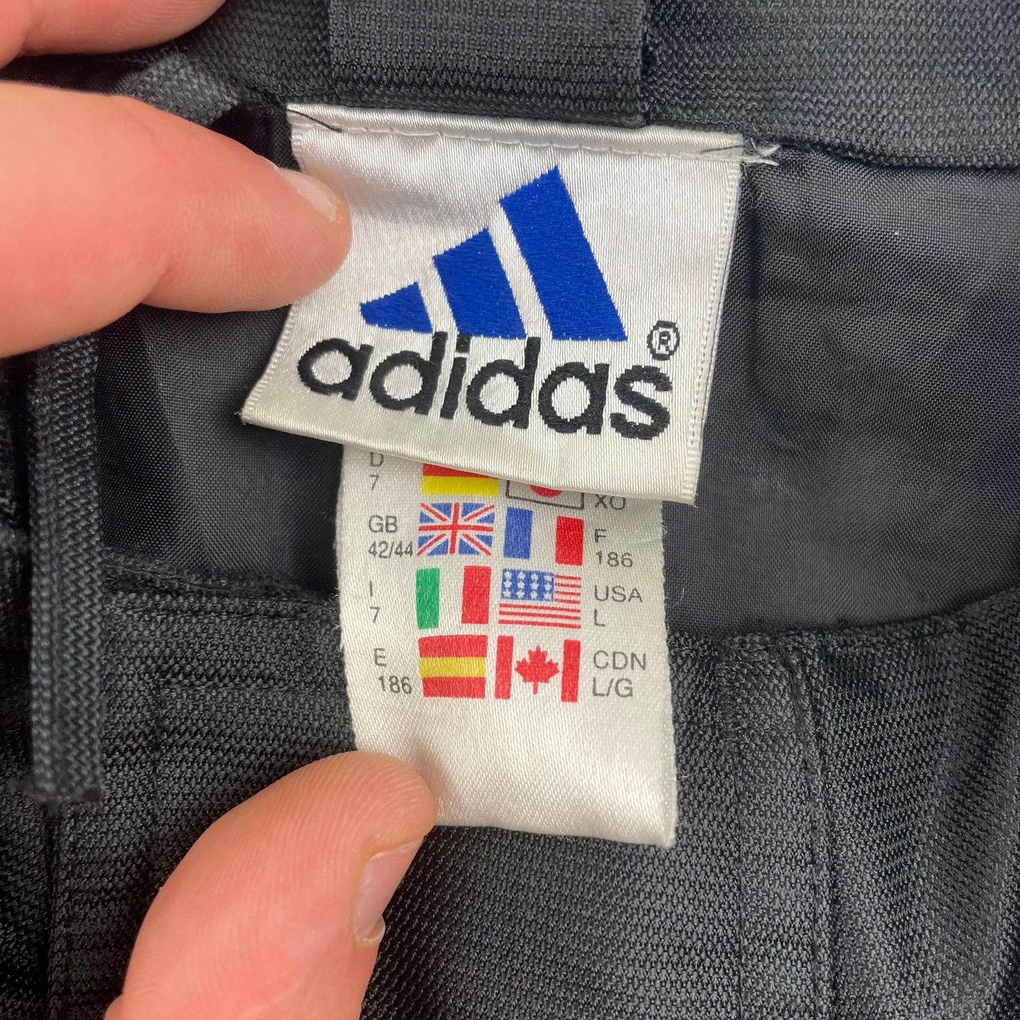 Adidas Equipment 90's Vintage Jacket Outdoor Black Yellow Mens XL