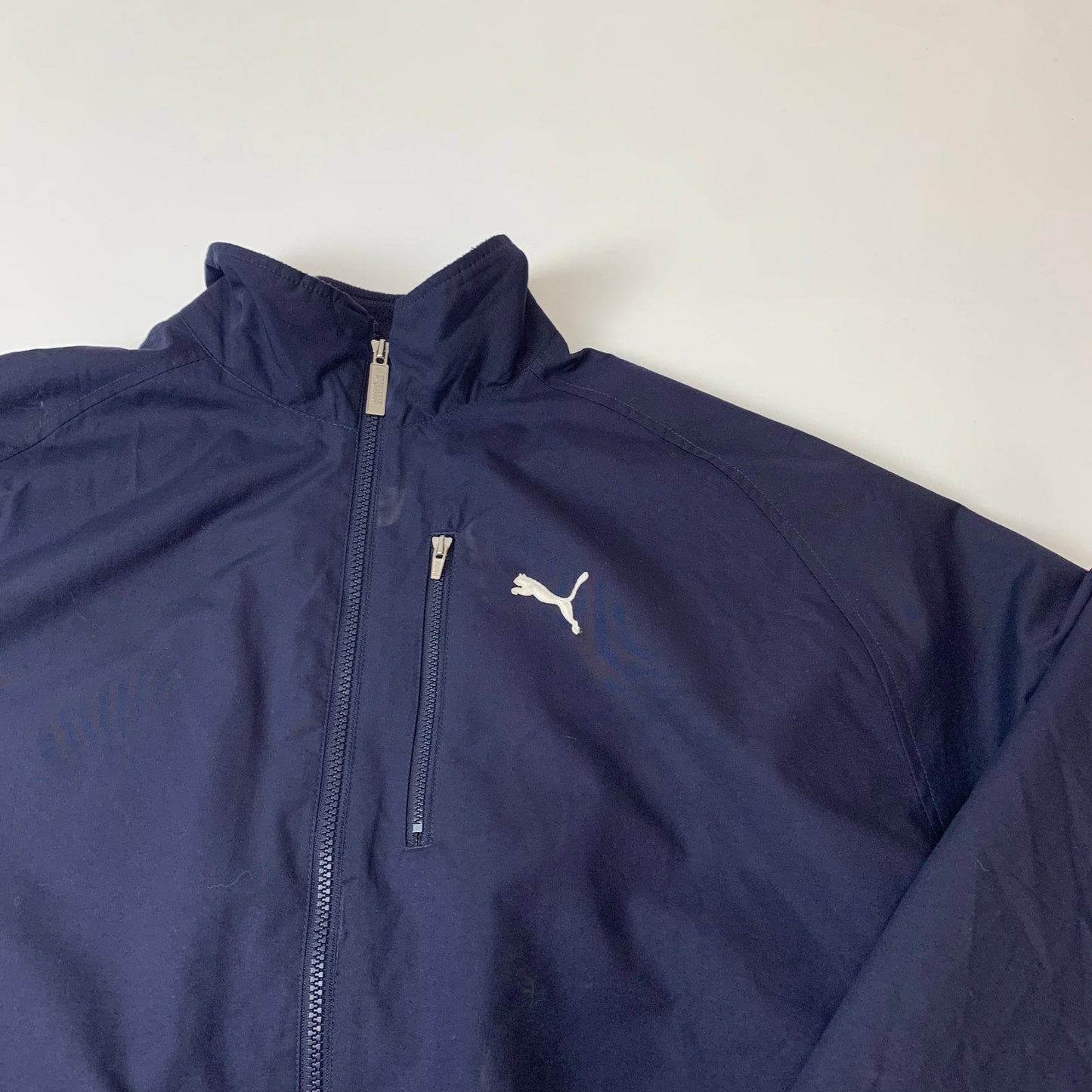 Mens PUMA Padded Bomber Jacket / Blue / XXL / 2XL