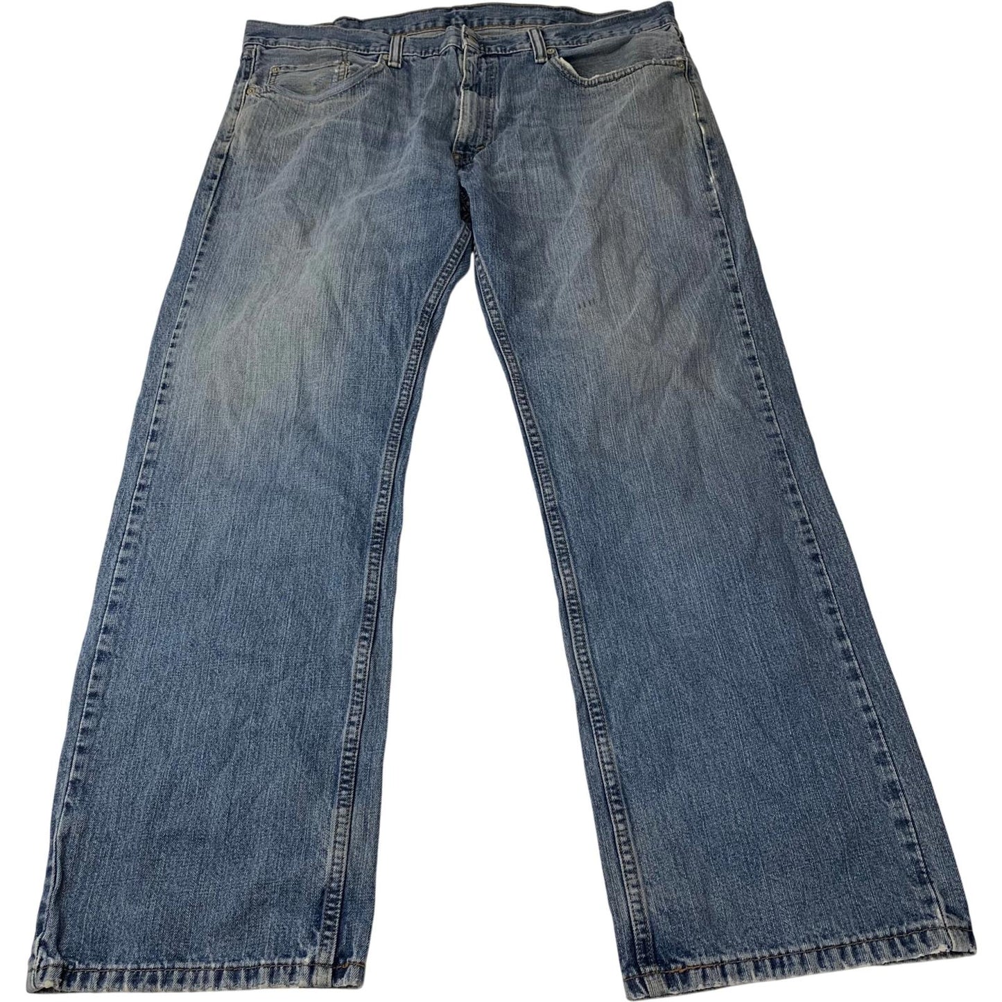 LEVI'S Jeans Classic Straight Fit Blue Denim W38 L30 Mens